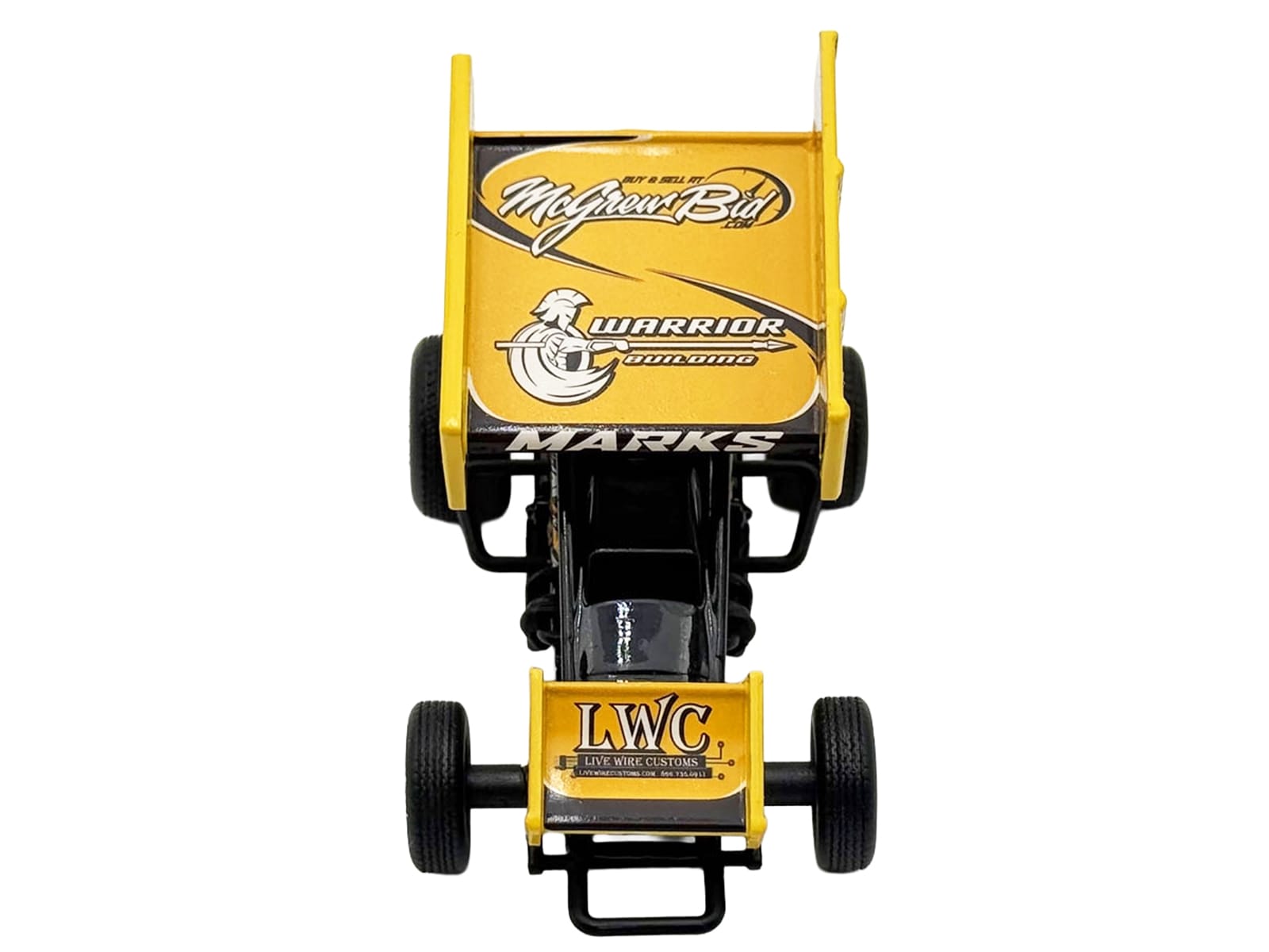 Winged Sprint Car #19 Brent Marks "Fenton Marks Racing" (2026) 1/50 Diecast Model Car by ACME - Image 5