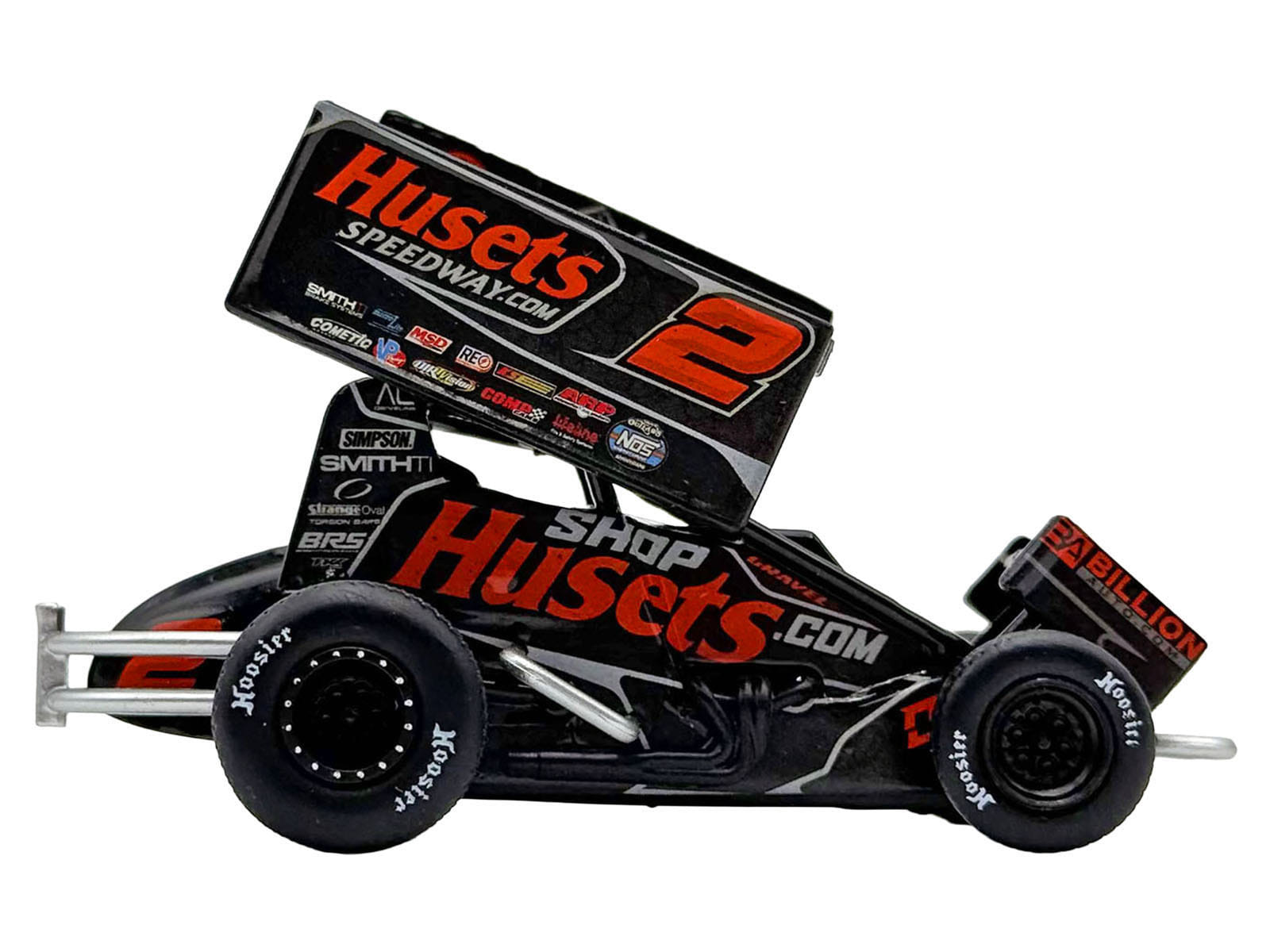 Winged Sprint Car #2 David Gravel "Husets Speedway - Big Game Motorsports" (2026) 1/50 Diecast Model Car by ACME - Image 2