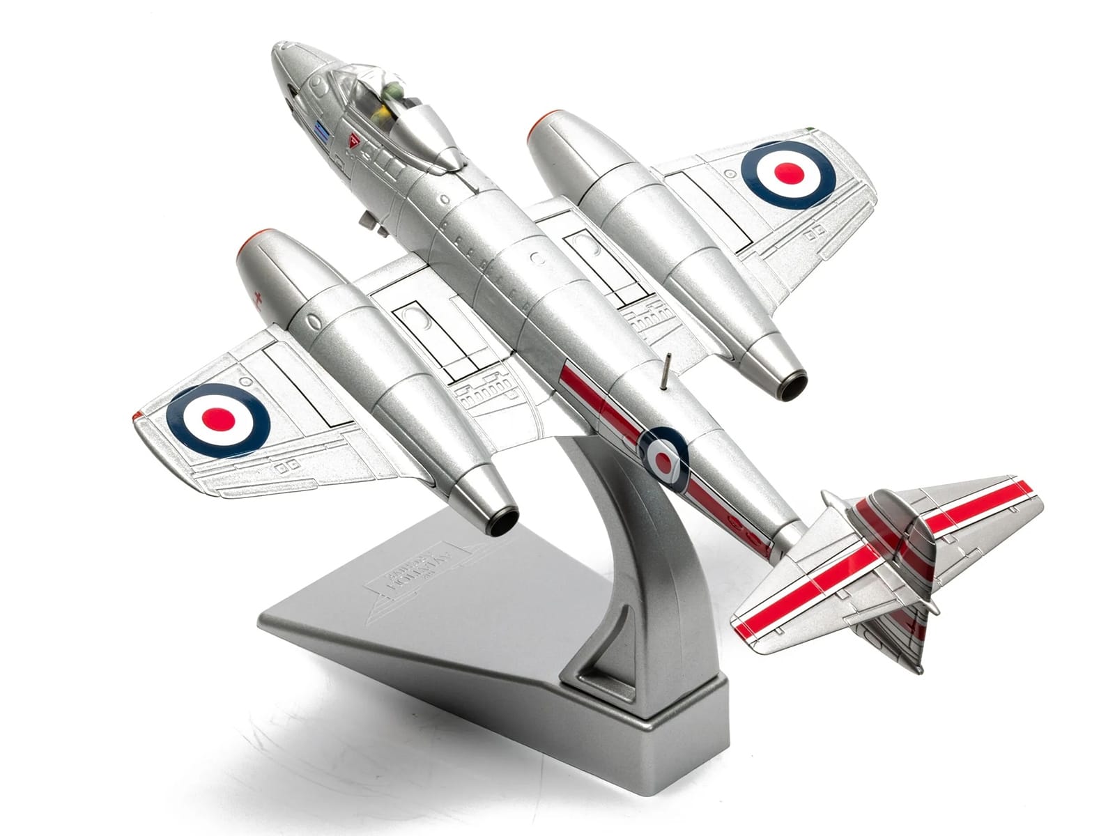 Gloster Meteor F.8 Aircraft "WH480/M Sqn Ldr John 'Dusty' Miller DFC No.41 Squadron Biggin Hill" (1951) Royal Air Force "The Aviation Archive" Series 1/72 Diecast Model Car by Corgi - Image 5