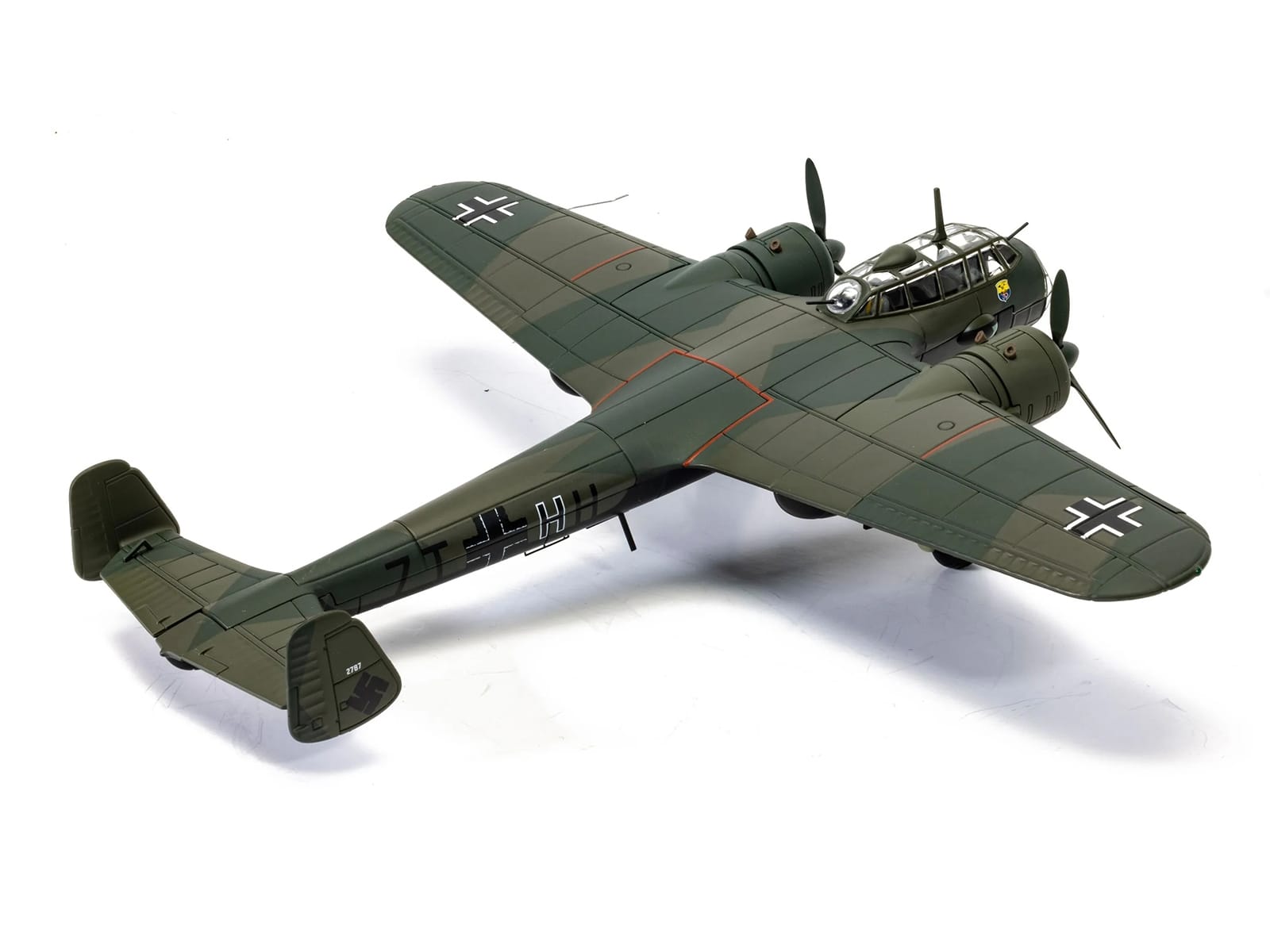 Dornier Do 17Z-5 Aircraft "7T+HH W.Nr.2787 KGR.606 Lannion France" (1940) German Luftwaffe "The Aviation Archive" Series 1/72 Diecast Model Car by Corgi - Image 3