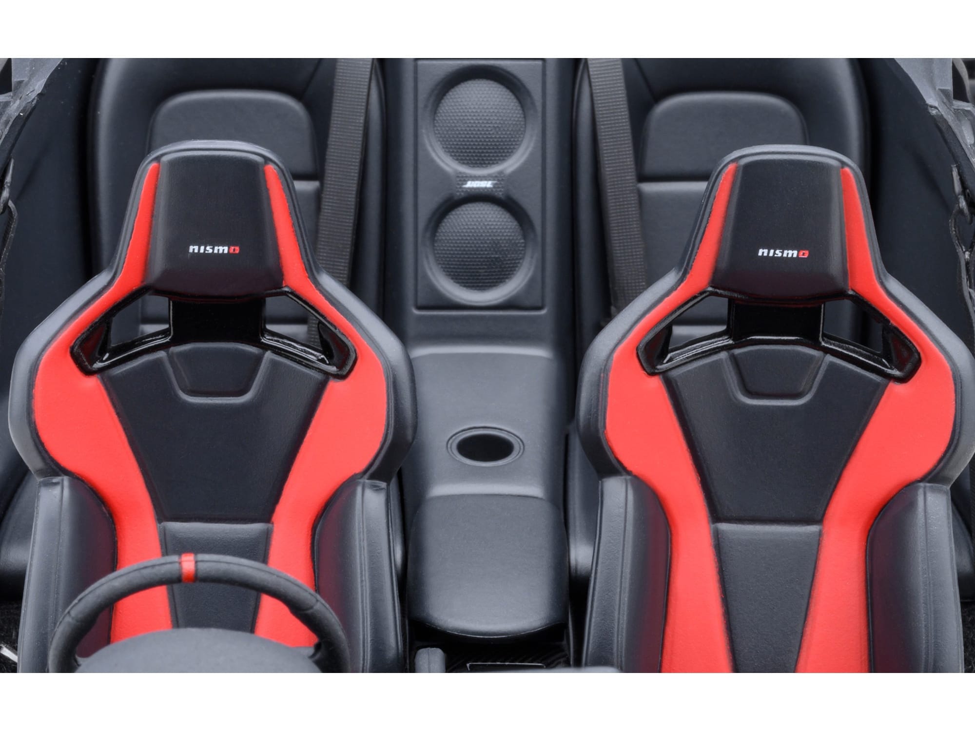 2022 Nissan GT-R (R35) Nismo Special Edition RHD (Right Hand Drive) Vibrant Red with Carbon Hood and Top 1/18 Model Car by Autoart - Image 2