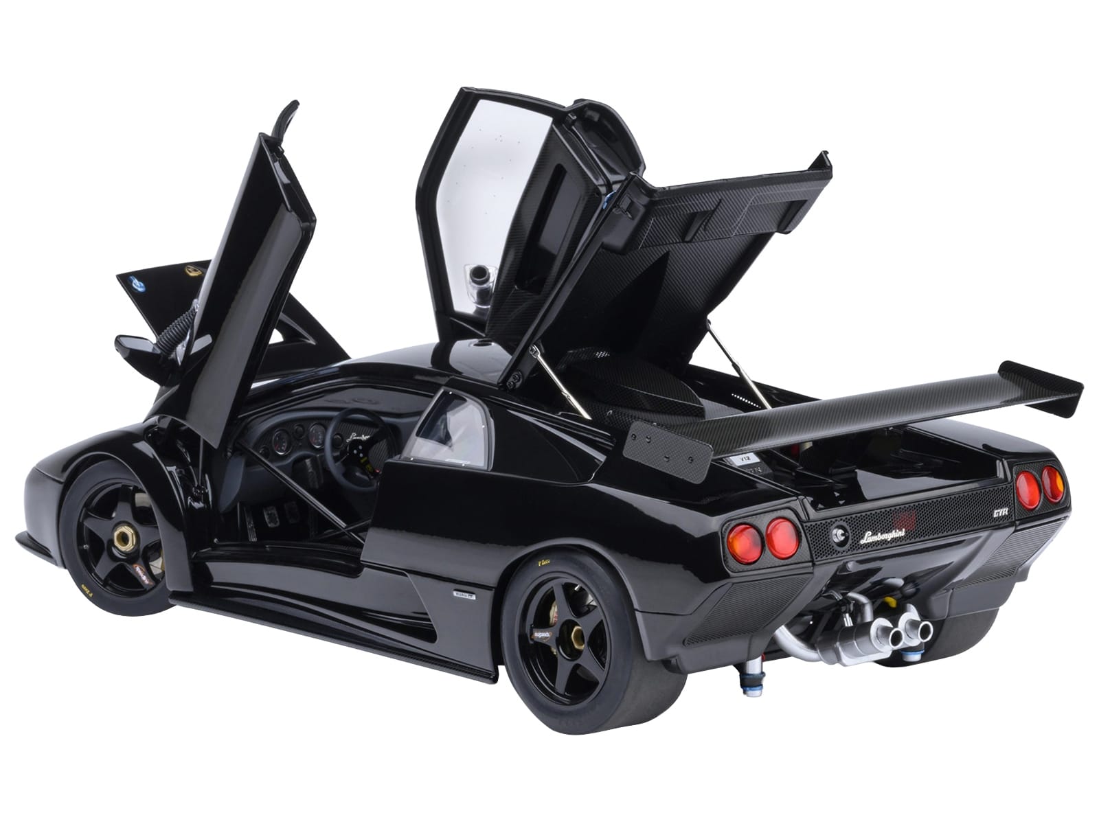 Lamborghini Diablo GTR Deep Black 1/18 Model Car by Autoart - Image 2