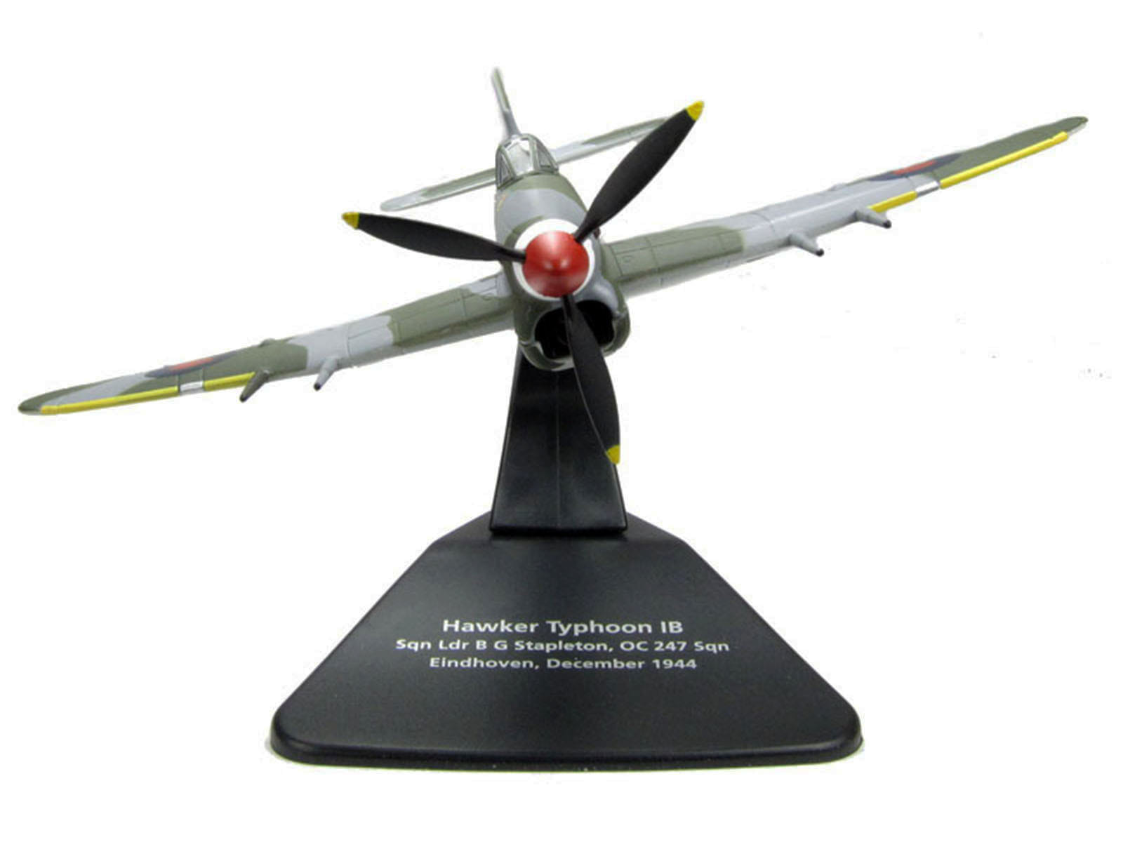 Hawker Typhoon Mk.IB Fighter-Bomber Aircraft "MP126 No.247 Squadron Gerald Stapleton RAF Eindhoven Holland" (1944) Royal Air Force "Oxford Aviation" Series 1/72 Diecast Model Airplane by Oxford Diecast - Image 5