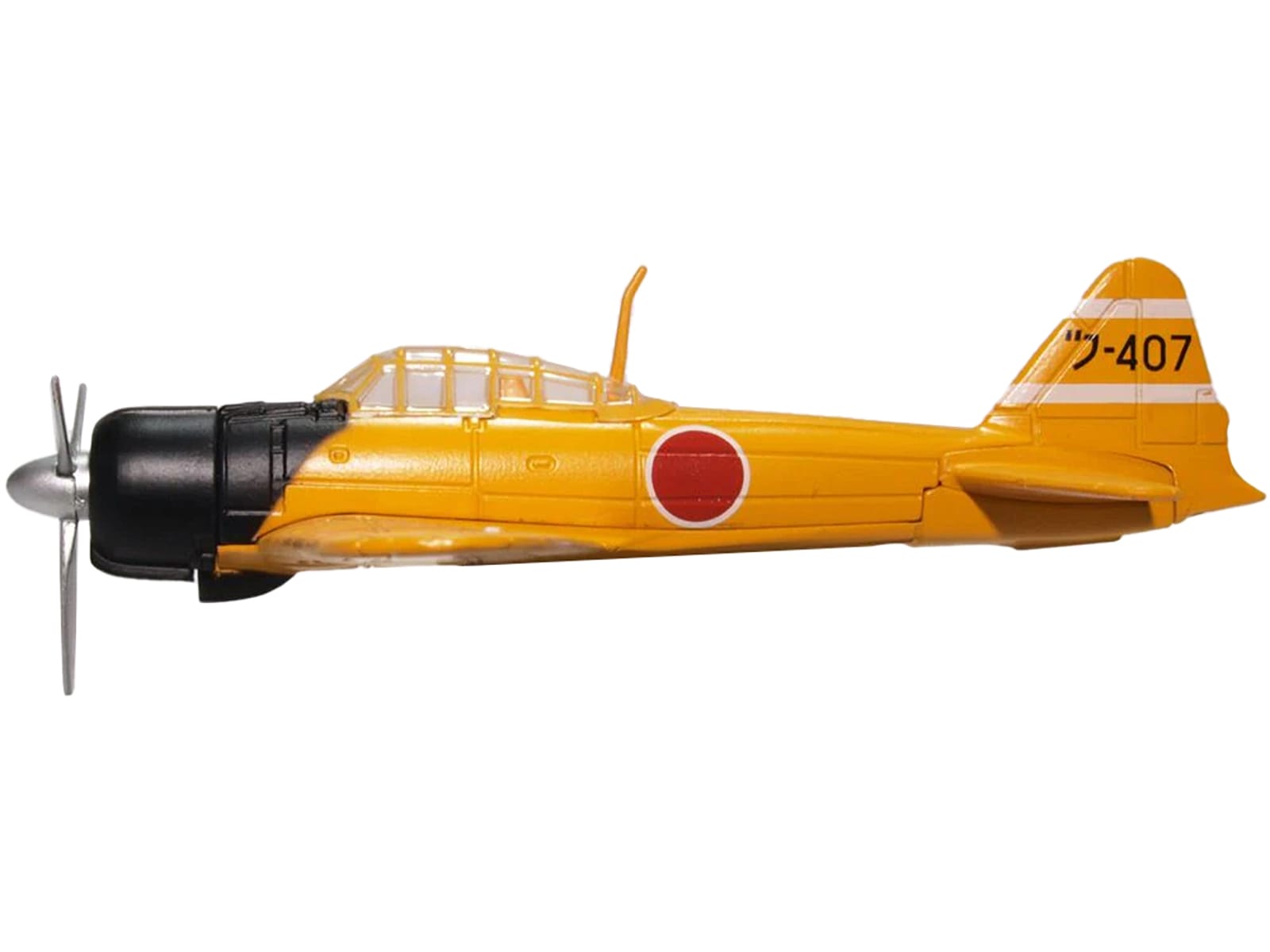 Mitsubishi Zero A6M2-21 Fighter Aircraft "Training Aircraft - Imperial Japanese Navy" (1944) "Oxford Aviation" Series 1/72 Diecast Model Airplane by Oxford Diecast - Image 2