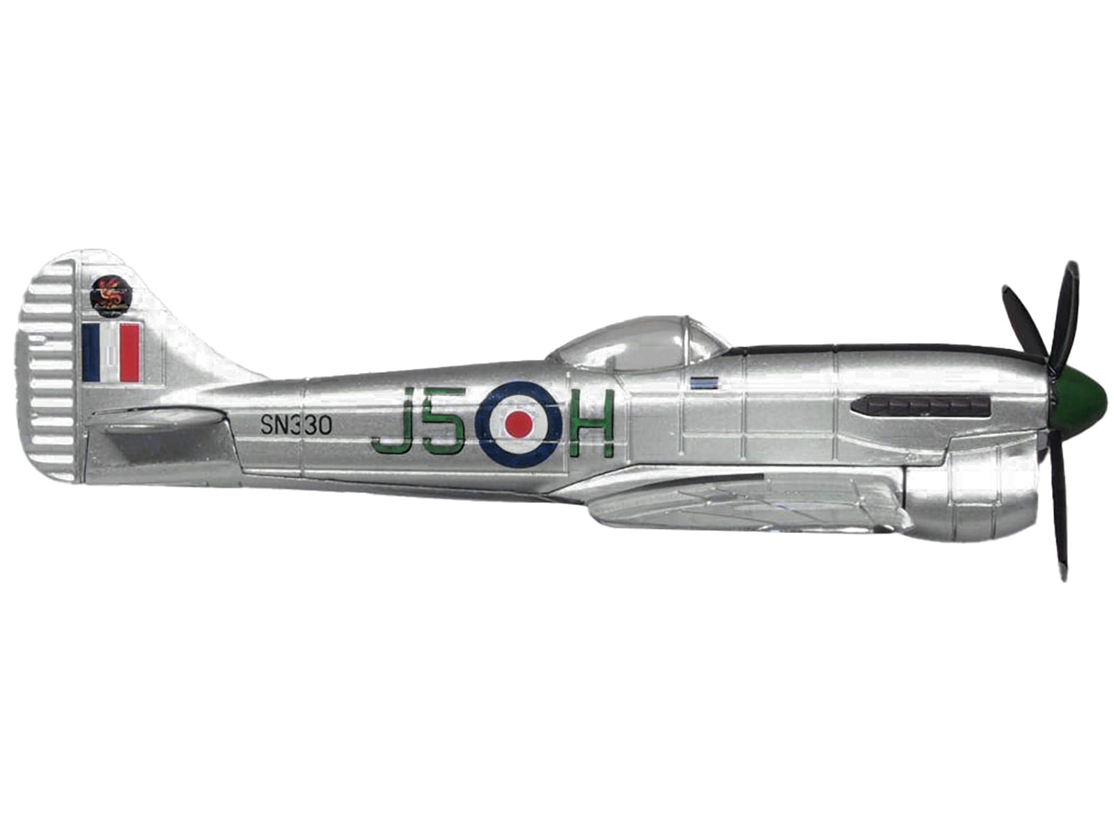Hawker Tempest MK V Fighter Plane SN330 No.3 Squadron RAF Wunstorf Germany (1946) "Oxford Aviation" Series 1/72 Diecast Model Airplane by Oxford Diecast - Image 4