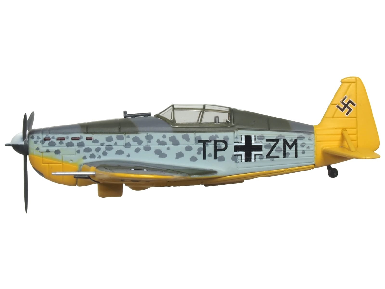 Morane-Saulnier M.S.406 Fighter Aircraft "KG200 Ossun-Tarbes France" (1943) German Luftwaffe "Oxford Aviation" Series 1/72 Diecast Model Airplane by Oxford Diecast - Image 3