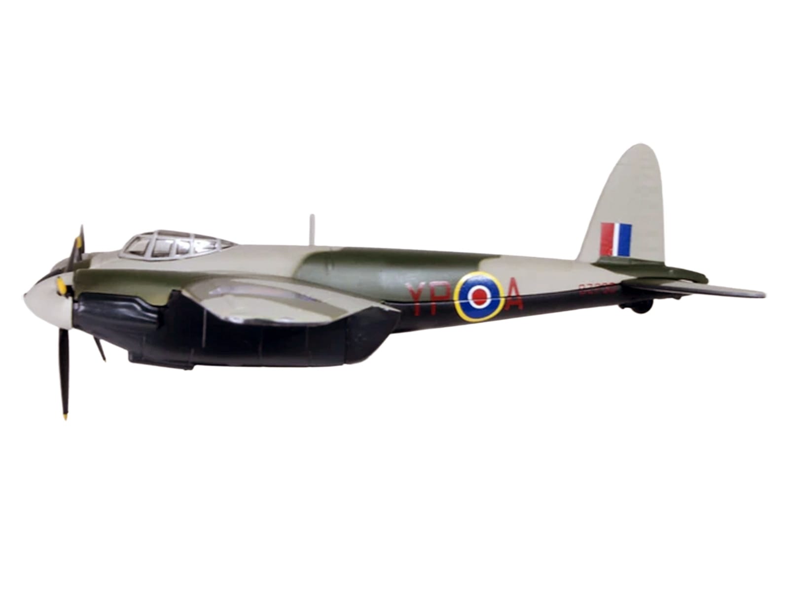 De Havilland Mosquito NF MKII Aircraft "Wing Commander Peter G. Wykeham-Barnes No. 23 Squadron Luqa Malta" (1943) Royal Air Force "Oxford Aviation" Series 1/72 Diecast Model Airplane by Oxford Diecast - Image 2