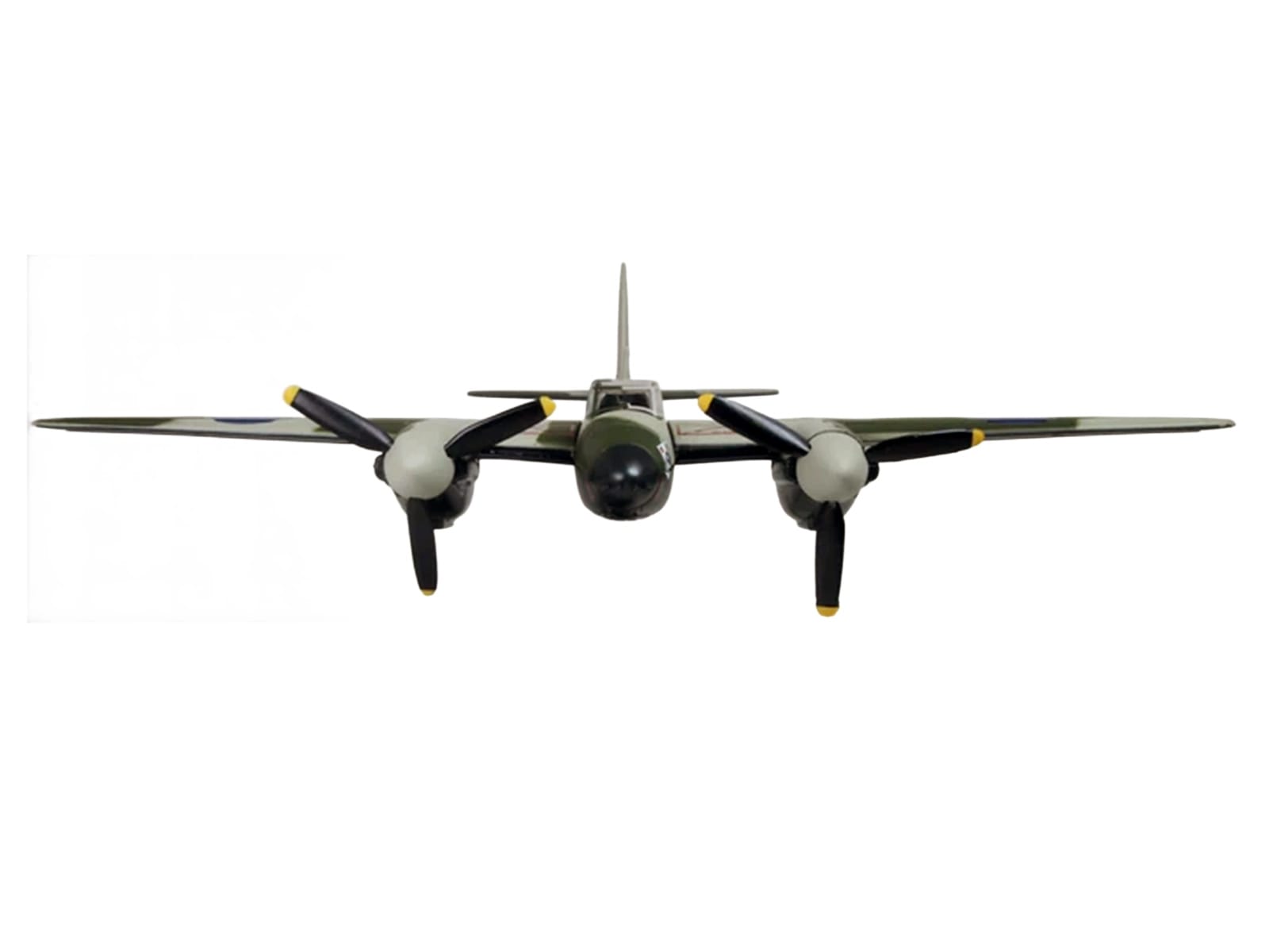 De Havilland Mosquito NF MKII Aircraft "Wing Commander Peter G. Wykeham-Barnes No. 23 Squadron Luqa Malta" (1943) Royal Air Force "Oxford Aviation" Series 1/72 Diecast Model Airplane by Oxford Diecast - Image 4