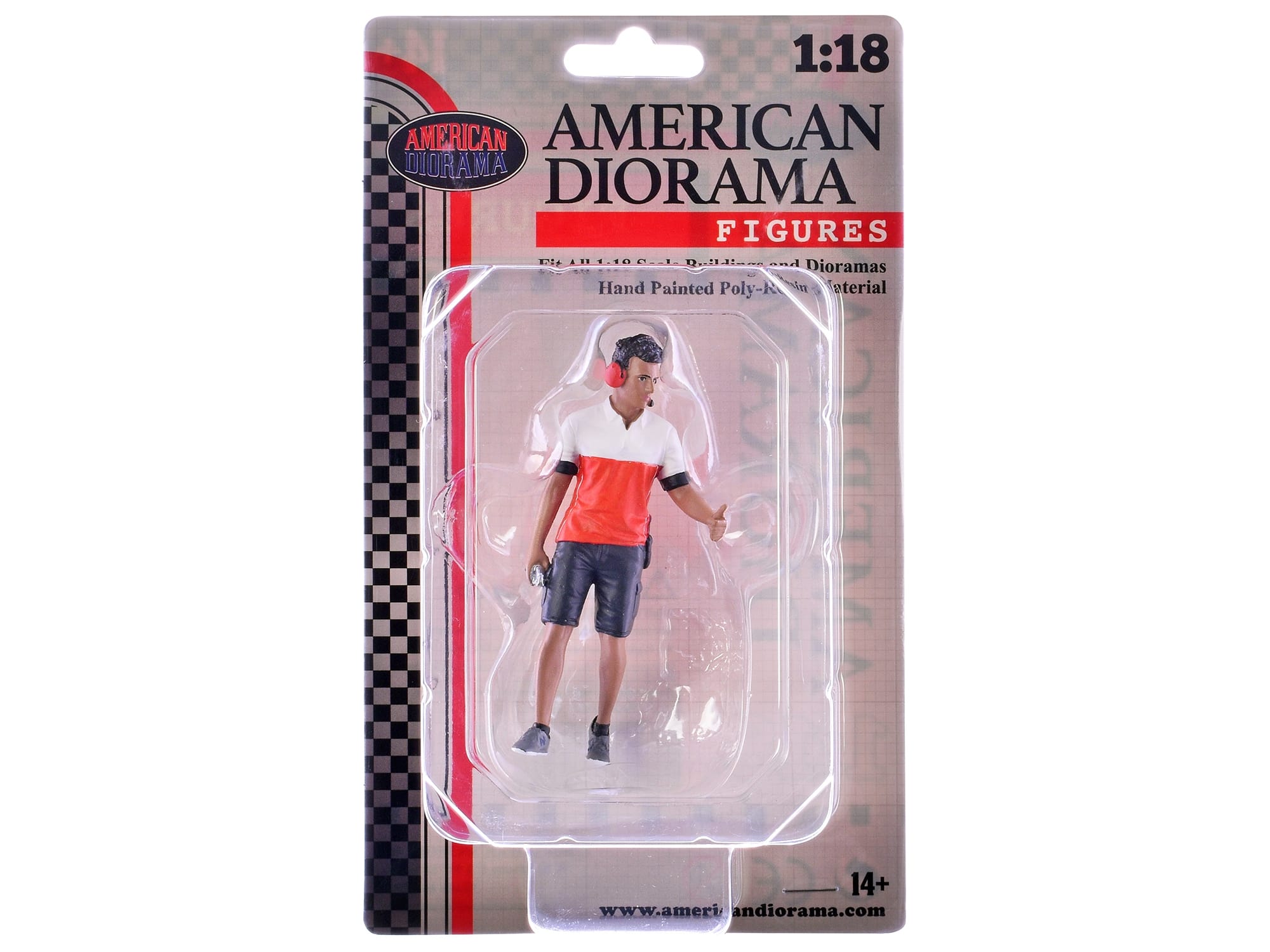 "Race Crew" Figure #2 for 1/18 scale models by American Diorama - Image 3