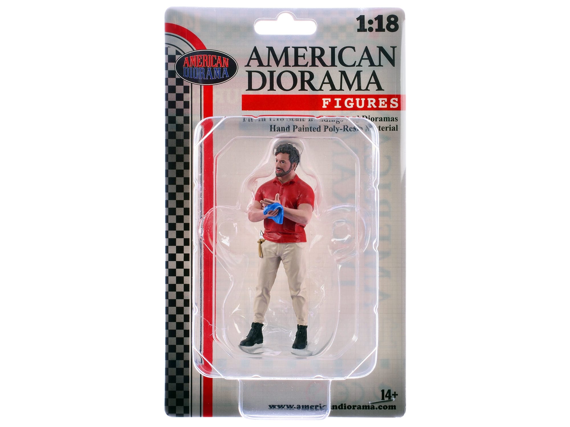 "Muscle Mechanics" Figure #2 for 1/18 Scale Models by American Diorama - Image 4