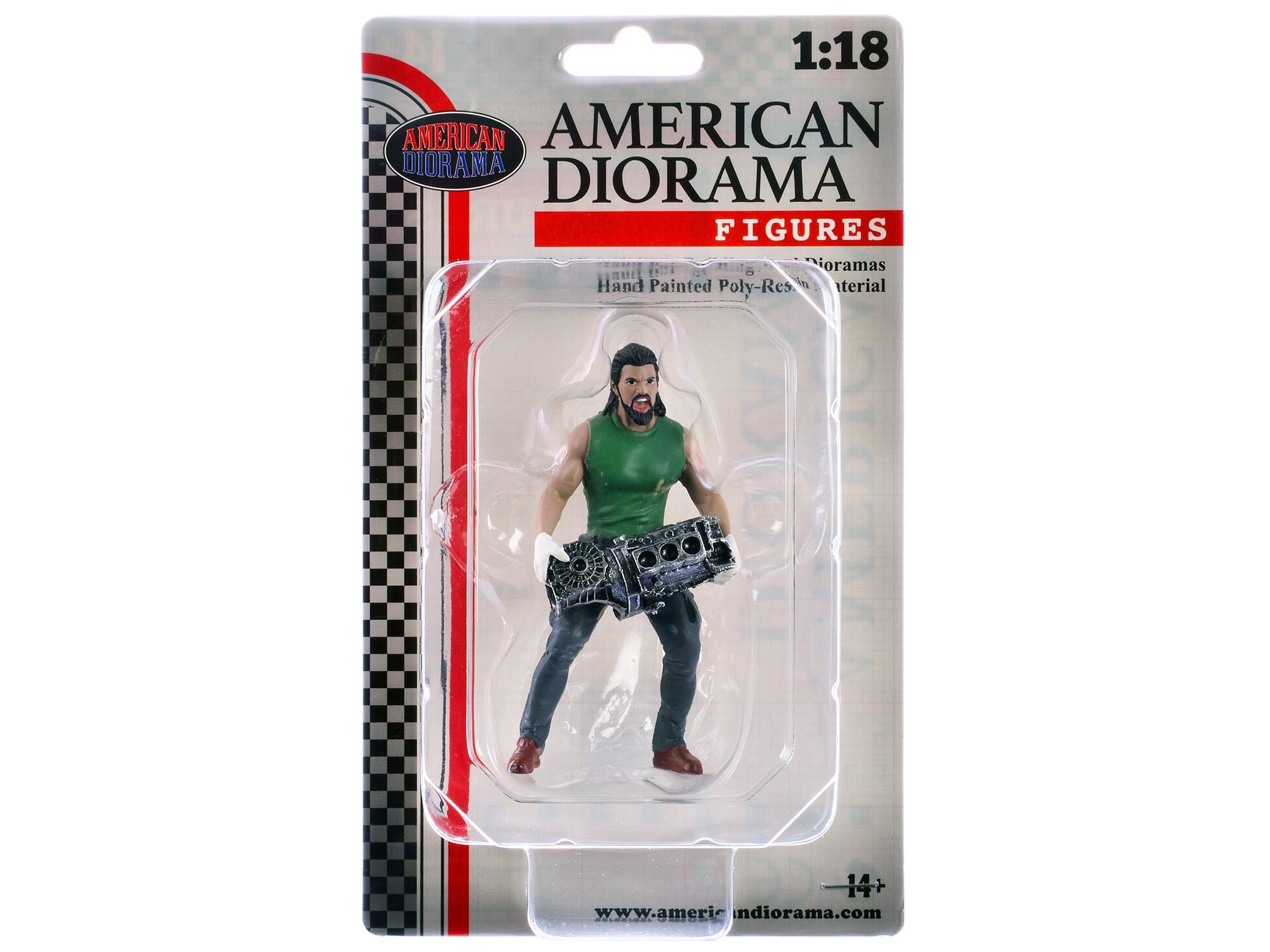 "Muscle Mechanics" Figure #5 for 1/18 Scale Models by American Diorama - Image 4