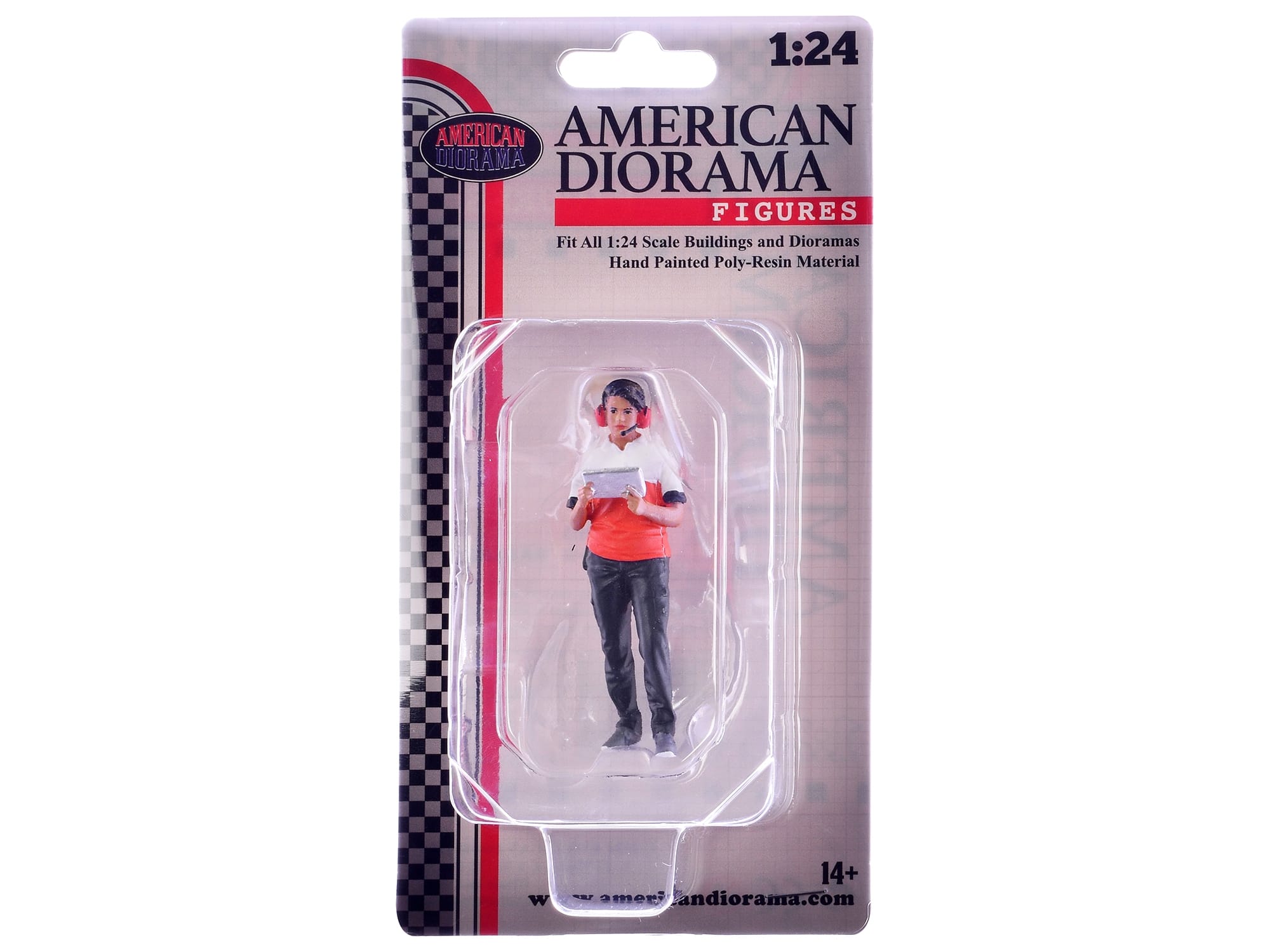 "Race Crew" Figure #3 for 1/24 Scale Models by American Diorama - Image 3