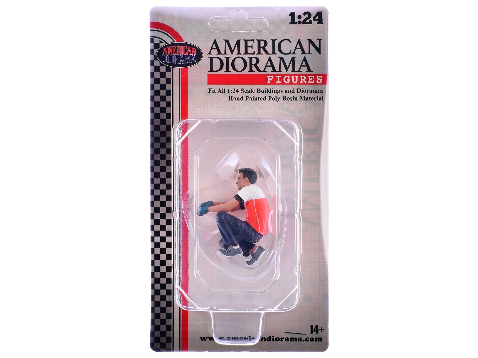 "Race Crew" Figure #5 for 1/24 Scale Models by American Diorama - Image 3