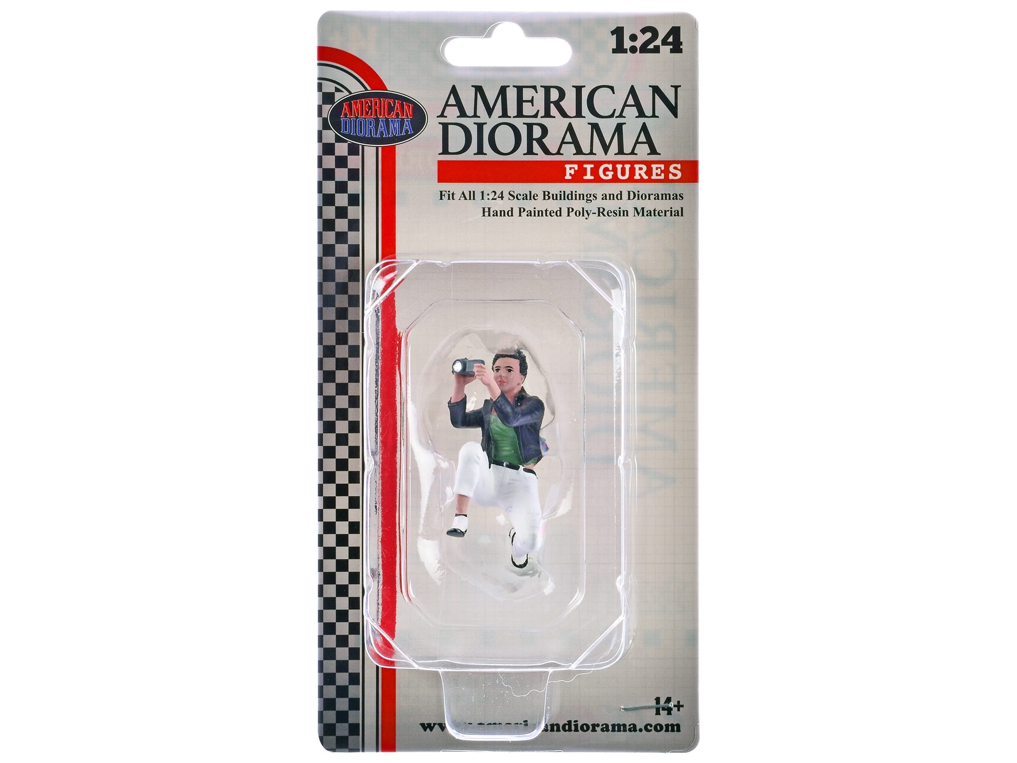 "Photographers" Figure #5 for 1/24 Scale Models by American Diorama - Image 4