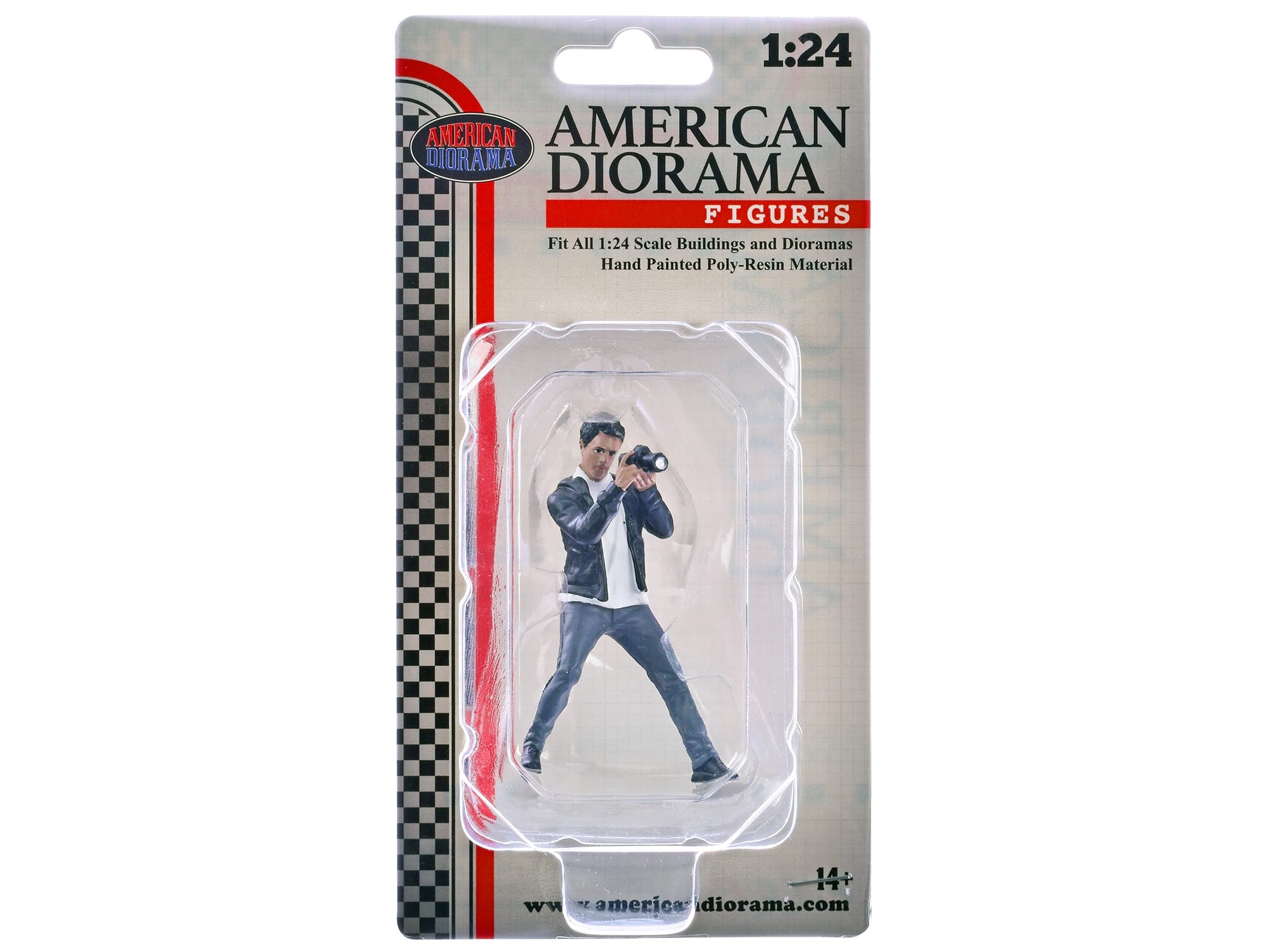 "Photographers" Figure #6 for 1/24 Scale Models by American Diorama - Image 4