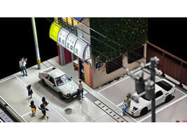 Akina Tofu Shop Diorama Set "American Diorama X G-Fans" Series for 1/64 Scale Models by American Diorama - Image 3