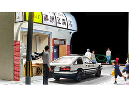 Akina Tofu Shop Diorama Set "American Diorama X G-Fans" Series for 1/64 Scale Models by American Diorama - Image 4