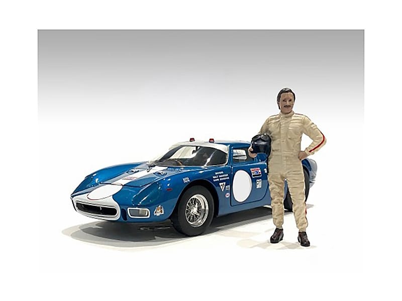 "Racing Legends" 60's Set of 2 Diecast Figures for 1/43 Scale Models by American Diorama - Image 2