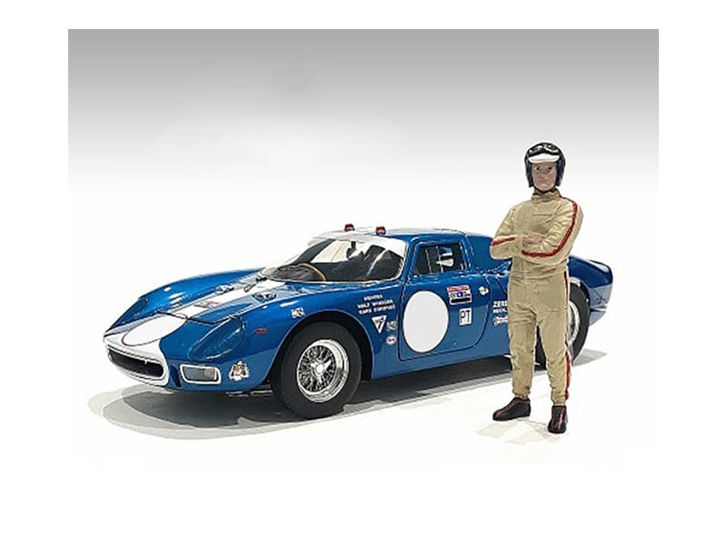 "Racing Legends" 60's Set of 2 Diecast Figures for 1/43 Scale Models by American Diorama - Image 3