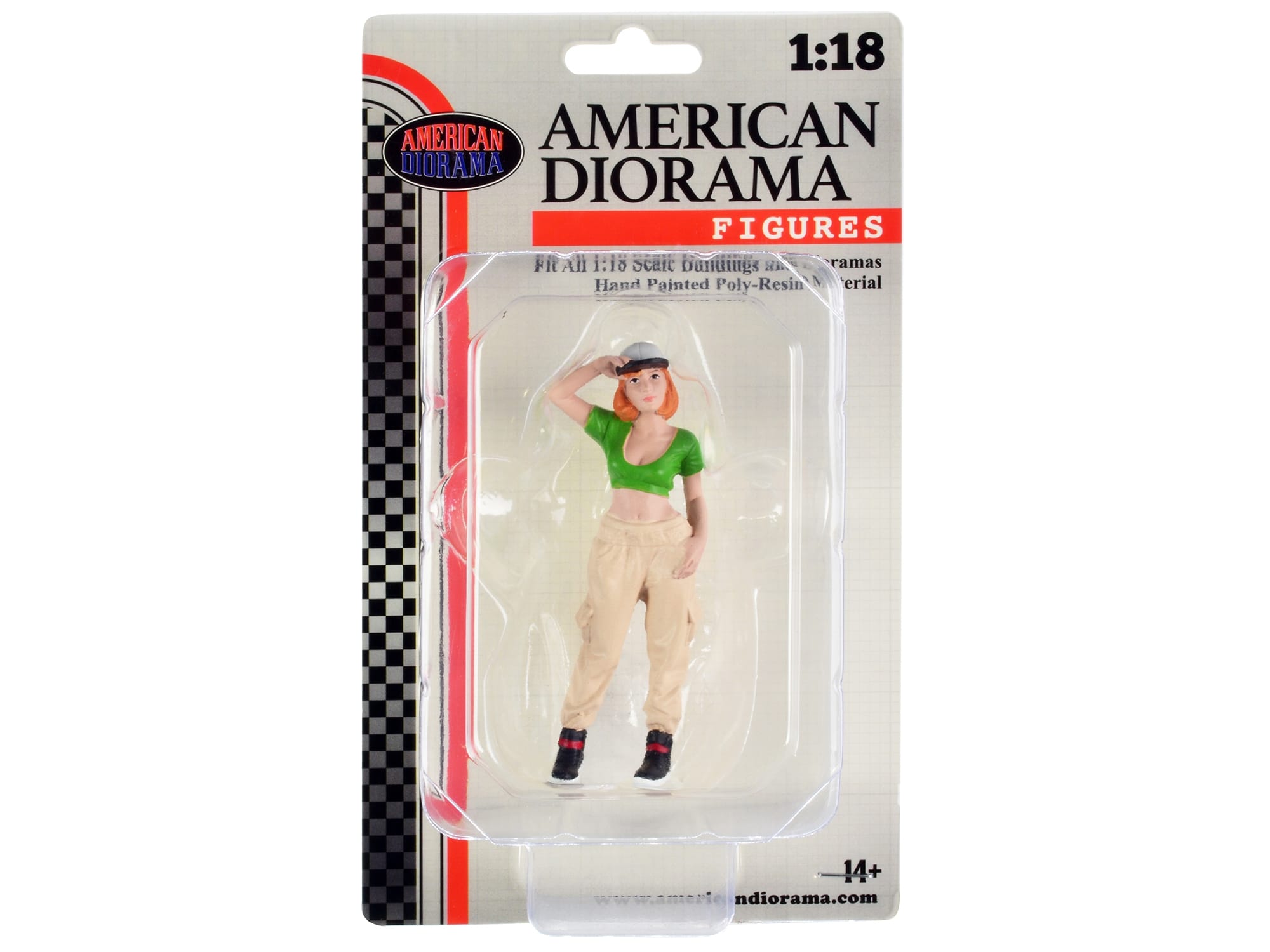 "Hip Hop Girls" Figure 1 for 1/18 Scale Models by American Diorama - Image 3