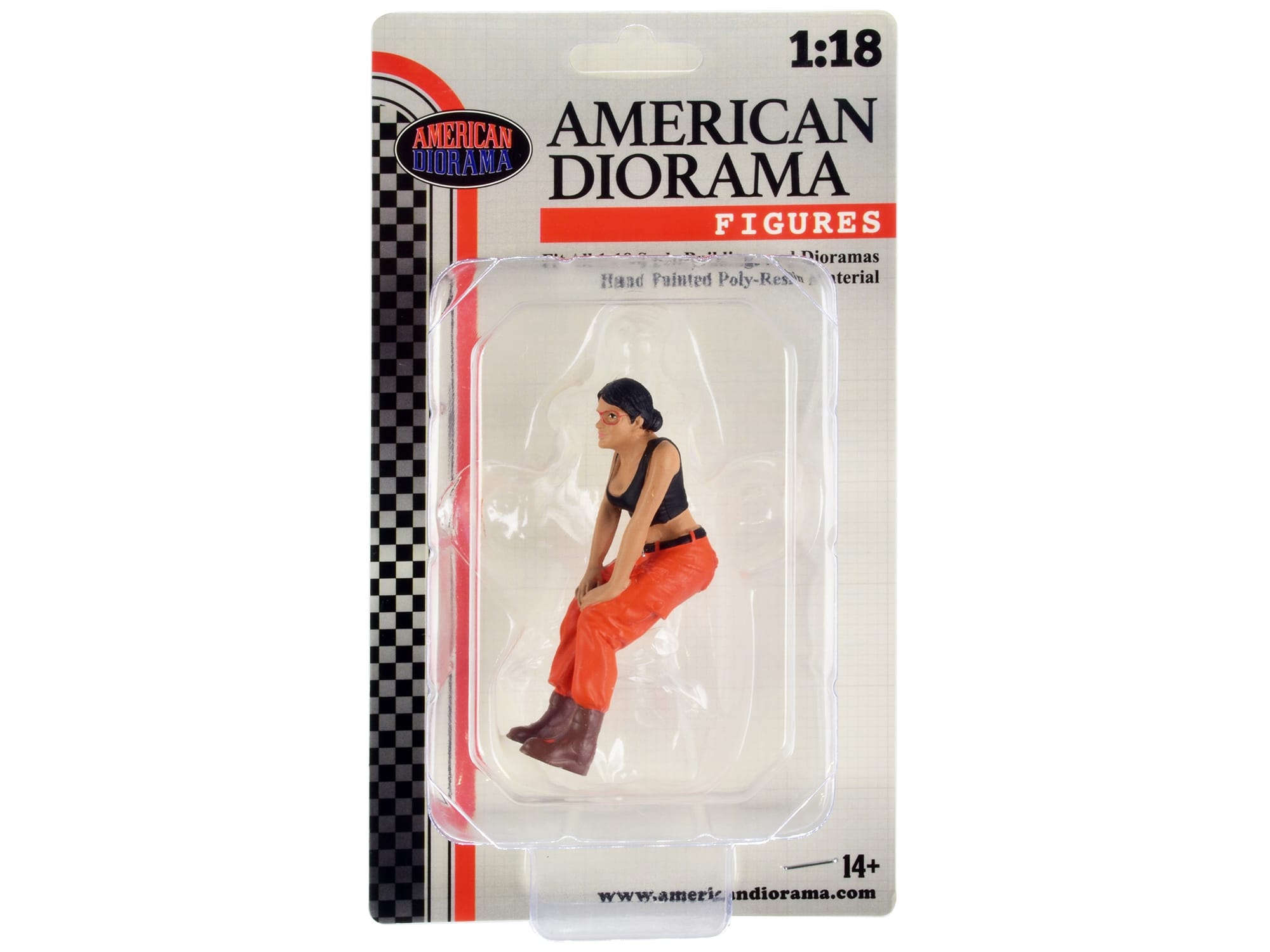 "Hip Hop Girls" Figure 4 for 1/18 Scale Models by American Diorama - Image 3