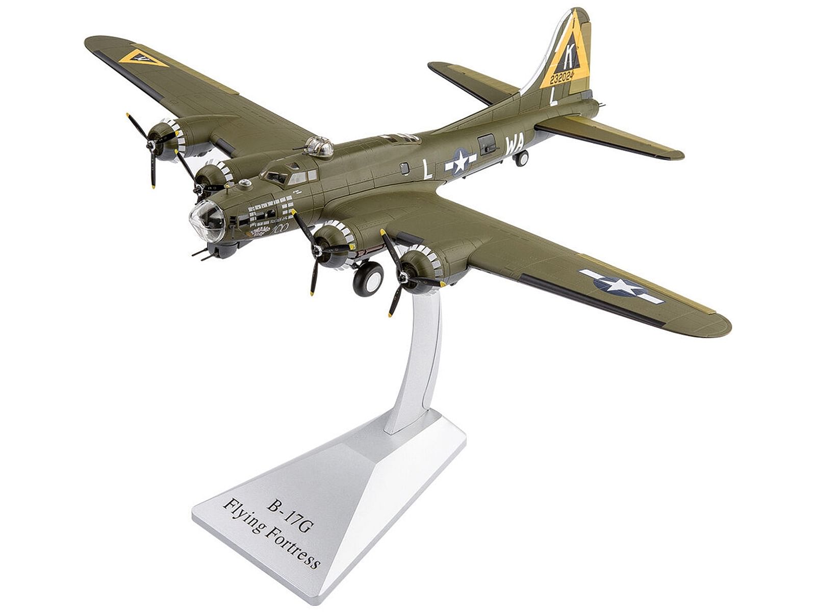 Boeing B-17G Flying Fortress Bomber Aircraft “Swamp Fire” “524th BS 379th BG” “Collector Series” 1/200 Diecast Model by Air Force 1