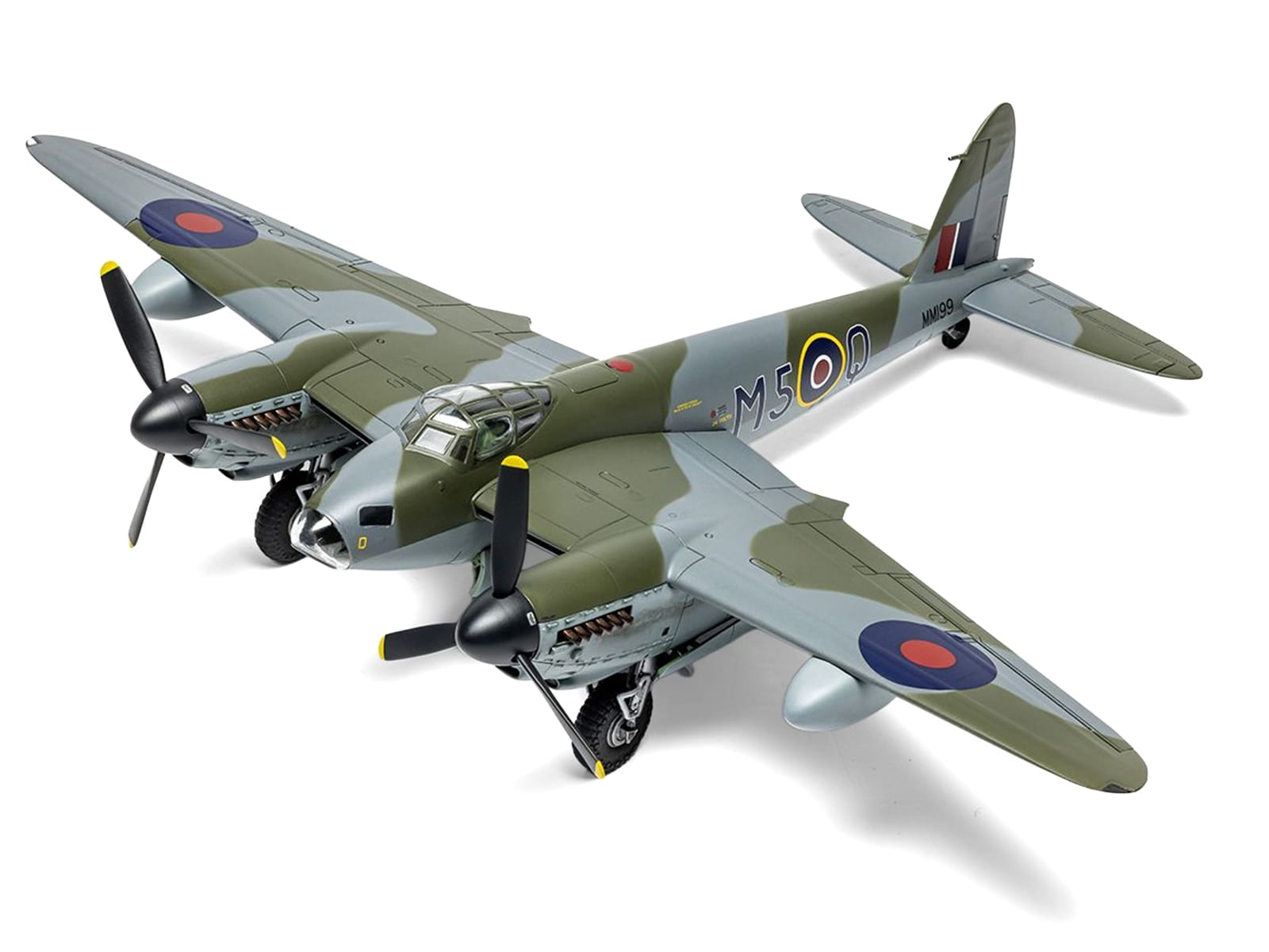 Level 2 Model Kit De Havilland Mosquito B.XVI/B.35/TT.35 Aircraft with 3 Scheme Options 1/72 Plastic Model Kit by Airfix - Image 4