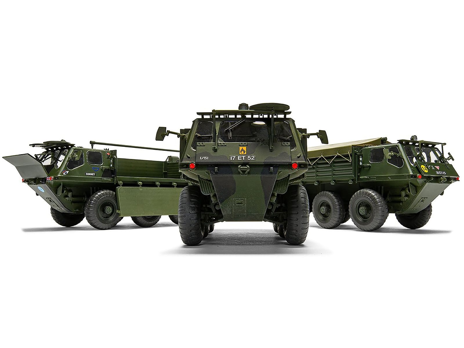 Level 3 Model Kit Alvis FV622 Stalwart Mk.2 Military Truck with 3 Scheme Options 1/35 Scale Plastic Model Kit by Airfix - Image 4