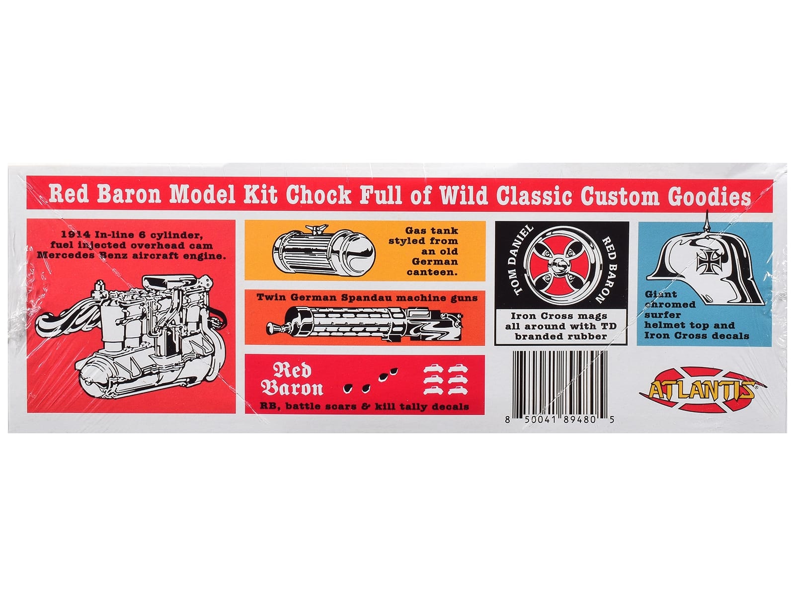 Skill 2 Model Kit Tom Daniel's Red Baron Show Rod 1/24 Scale Model by Atlantis - Image 2
