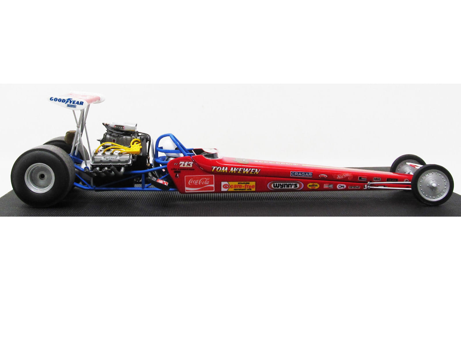 Skill 2 Model Kit Tom McEwen's "Mongoose" Rear Engine Dragster 1/24 Scale Model by Atlantis - Image 2