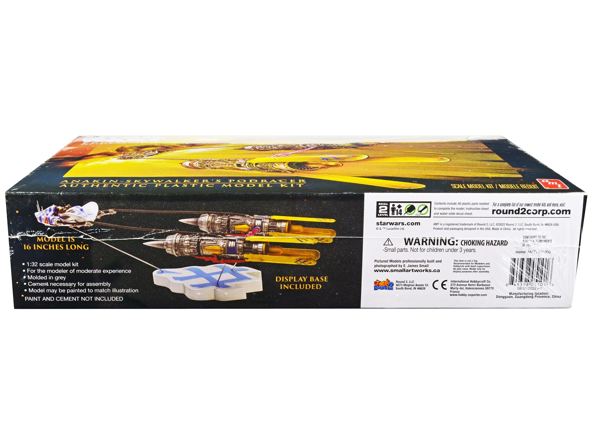 Skill 2 Model Kit Anakin Skywalker's Podracer "Star Wars Episode I: The Phantom Menace" 1/32 Scale Model by AMT - Image 2
