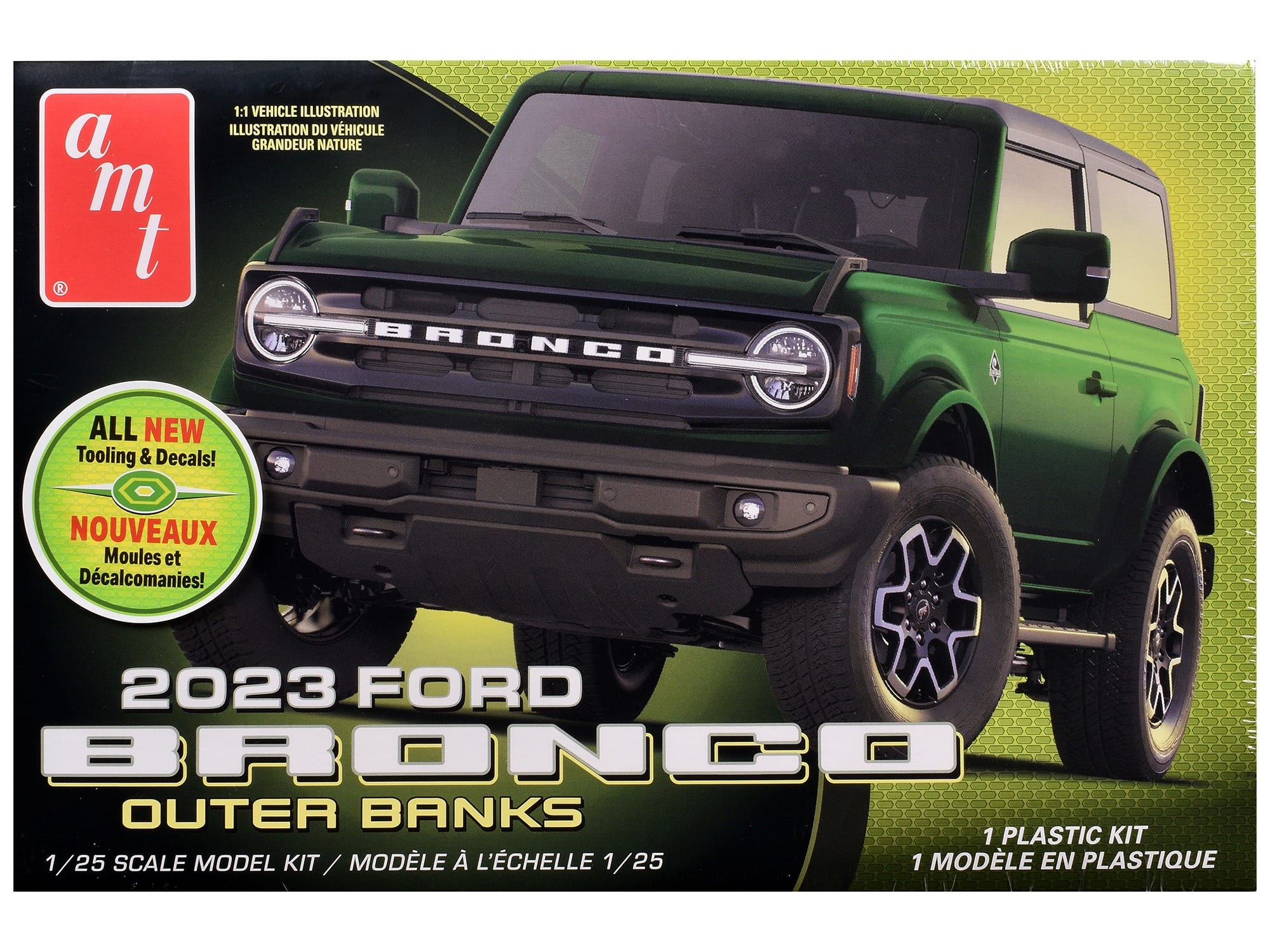 Skill 2 Model Kit 2023 Ford Bronco Outer Banks 1/25 Scale Model by AMT - Image 3