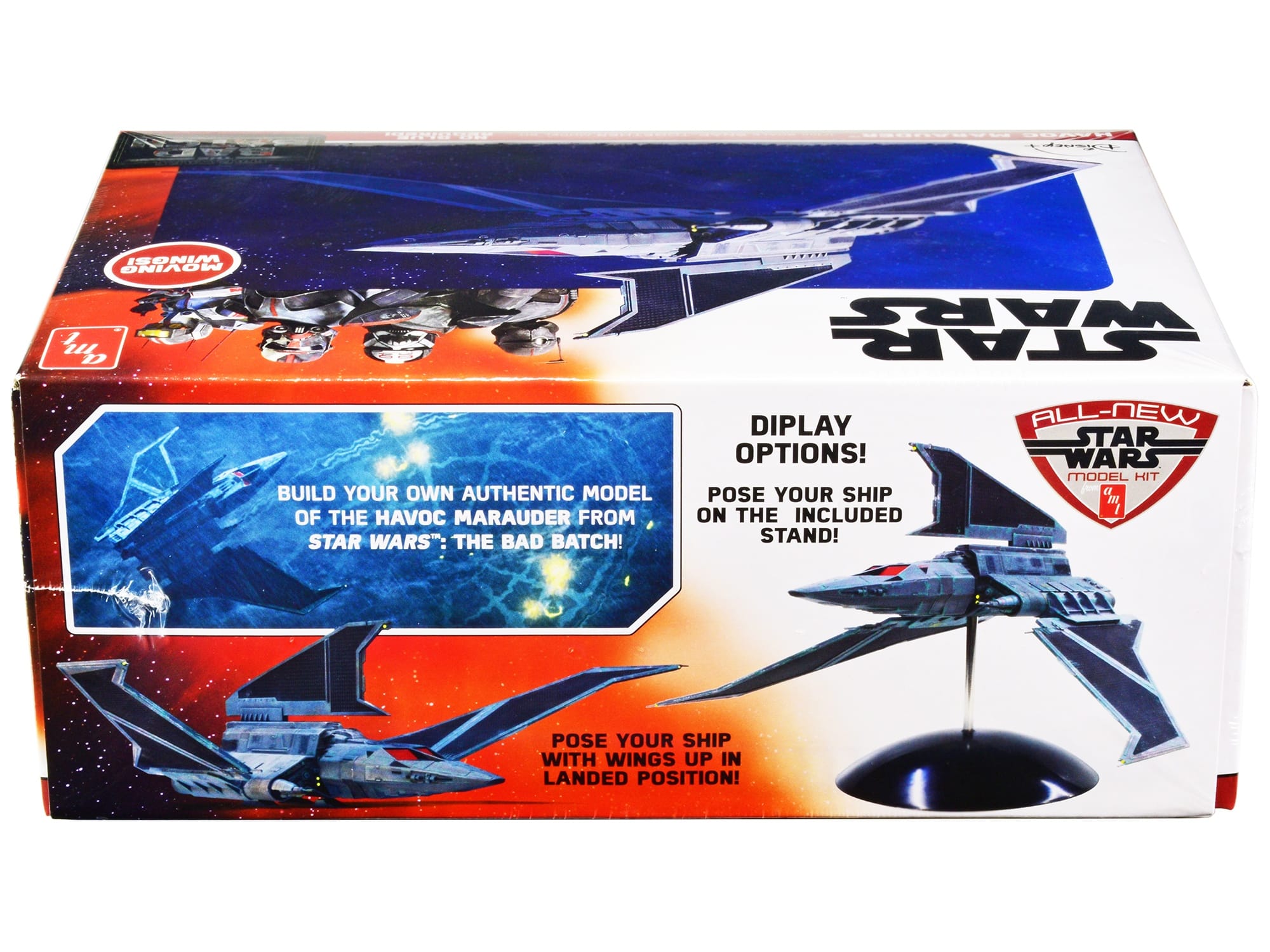 Skill 2 Model Kit Havoc Marauder Space Ship "Star Wars: The Bad Batch" (2021-Current) TV Series 1/144 Scale Model by AMT - Image 3