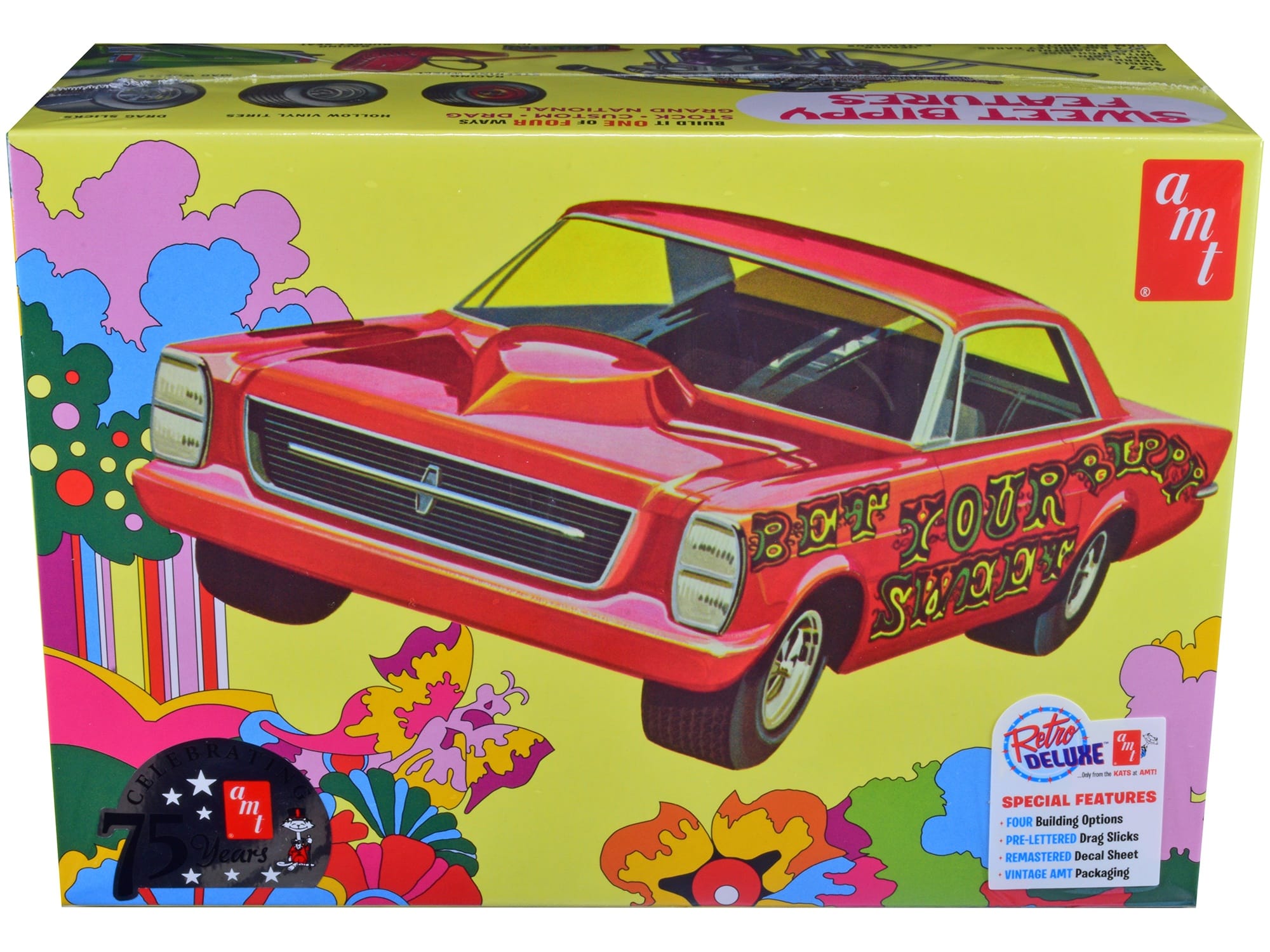 Skill 2 Model Kit 1966 Ford Galaxie 500 Hardtop "Sweet Bippy" 4-in-1 Kit 1/25 Scale Model by AMT - Image 3