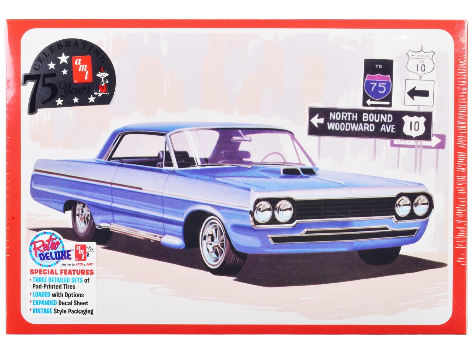Skill 2 Model Kit 1964 Chevrolet Impala "Super Street Rod" 3-in-1 Kit 1/25 Scale Model by AMT - Image 3