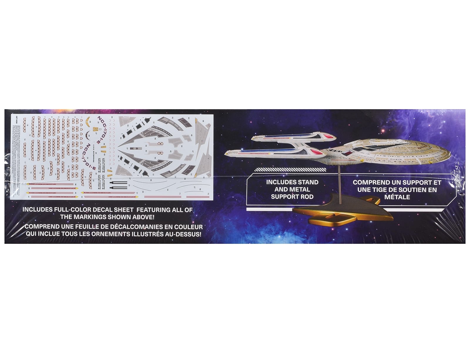 Skill 2 Model Kit U.S.S. Enterprise NCC-1701-E Space Ship "Star Trek: First Contact" (1996) Movie 1/1400 Scale Model by AMT - Image 2