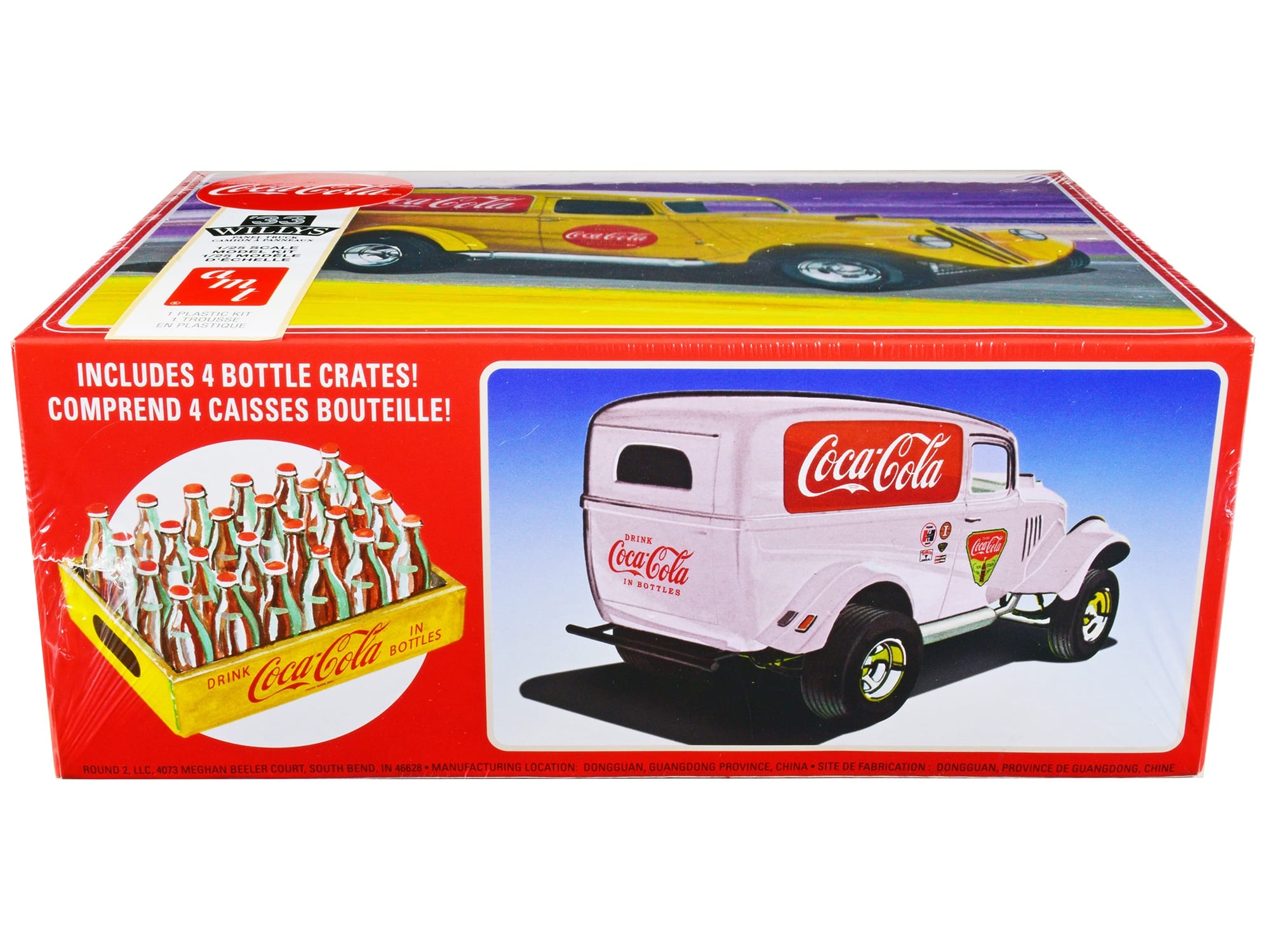 Skill 2 Model Kit 1933 Willys Panel Truck "Coca-Cola" 1/25 Scale Model by AMT - Image 4