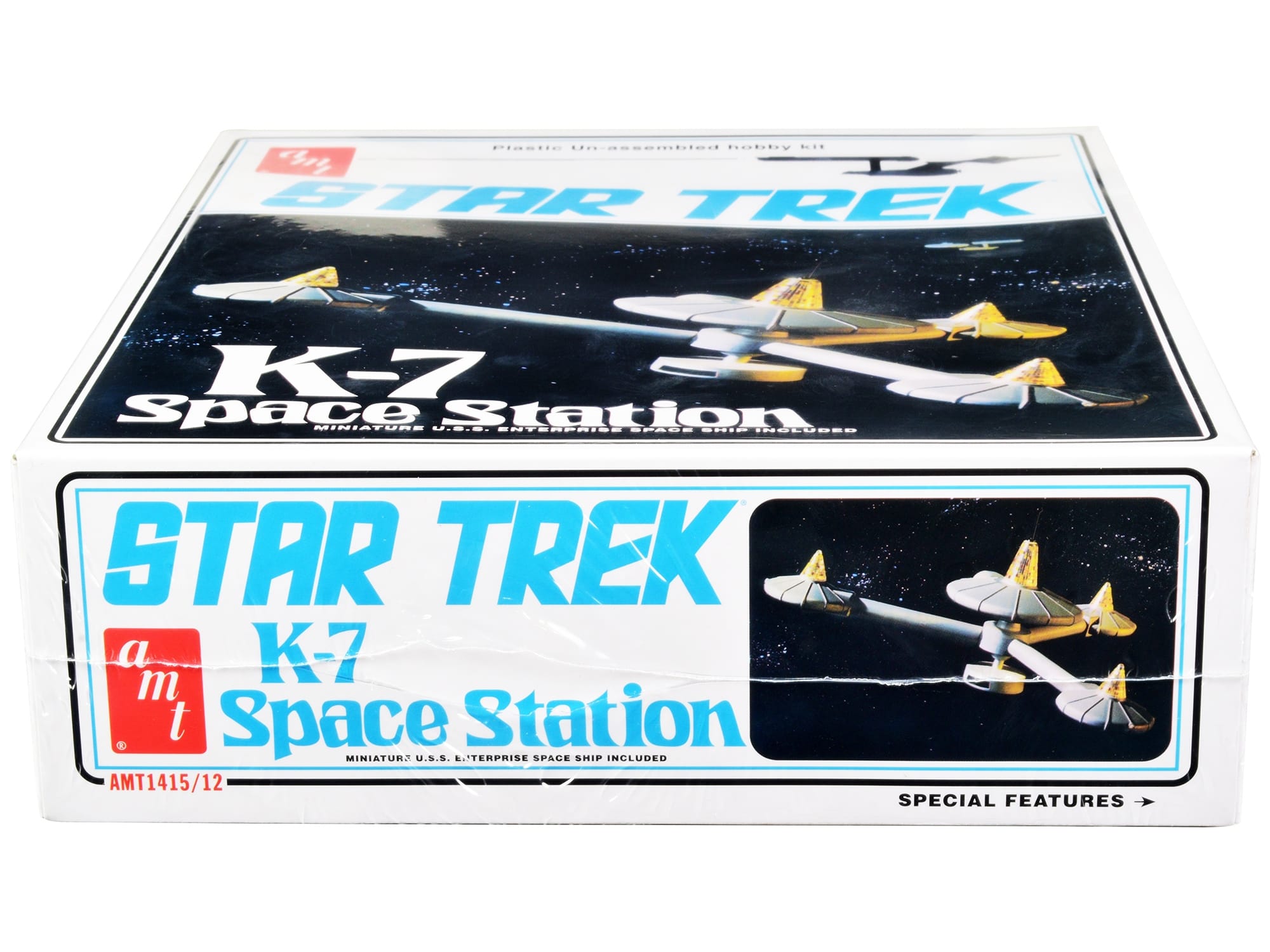 Skill 2 Model Kit K-7 Space Station "Star Trek" (1966-1969) TV Series 1/7600 Scale Model by AMT - Image 3