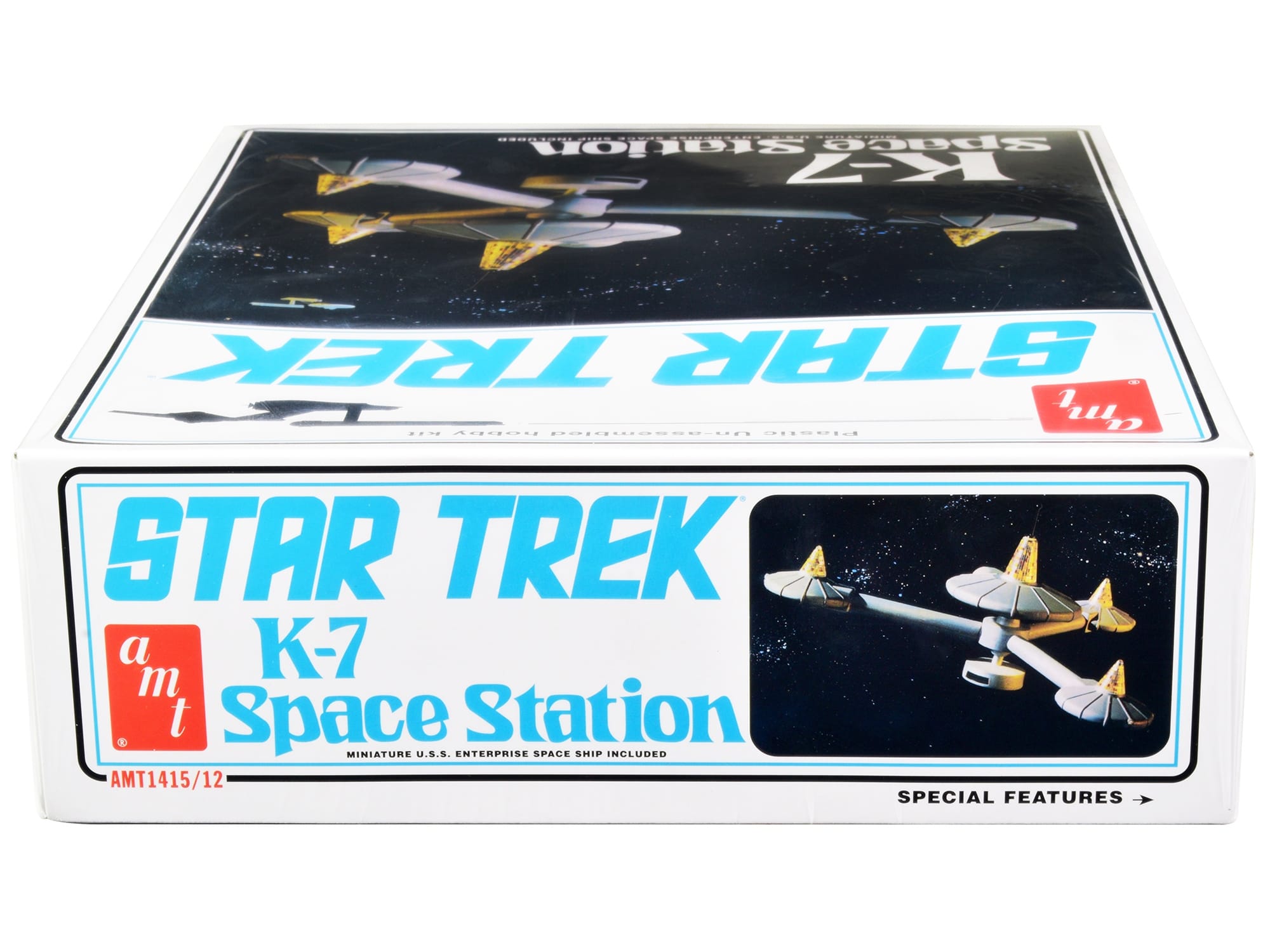 Skill 2 Model Kit K-7 Space Station "Star Trek" (1966-1969) TV Series 1/7600 Scale Model by AMT - Image 4