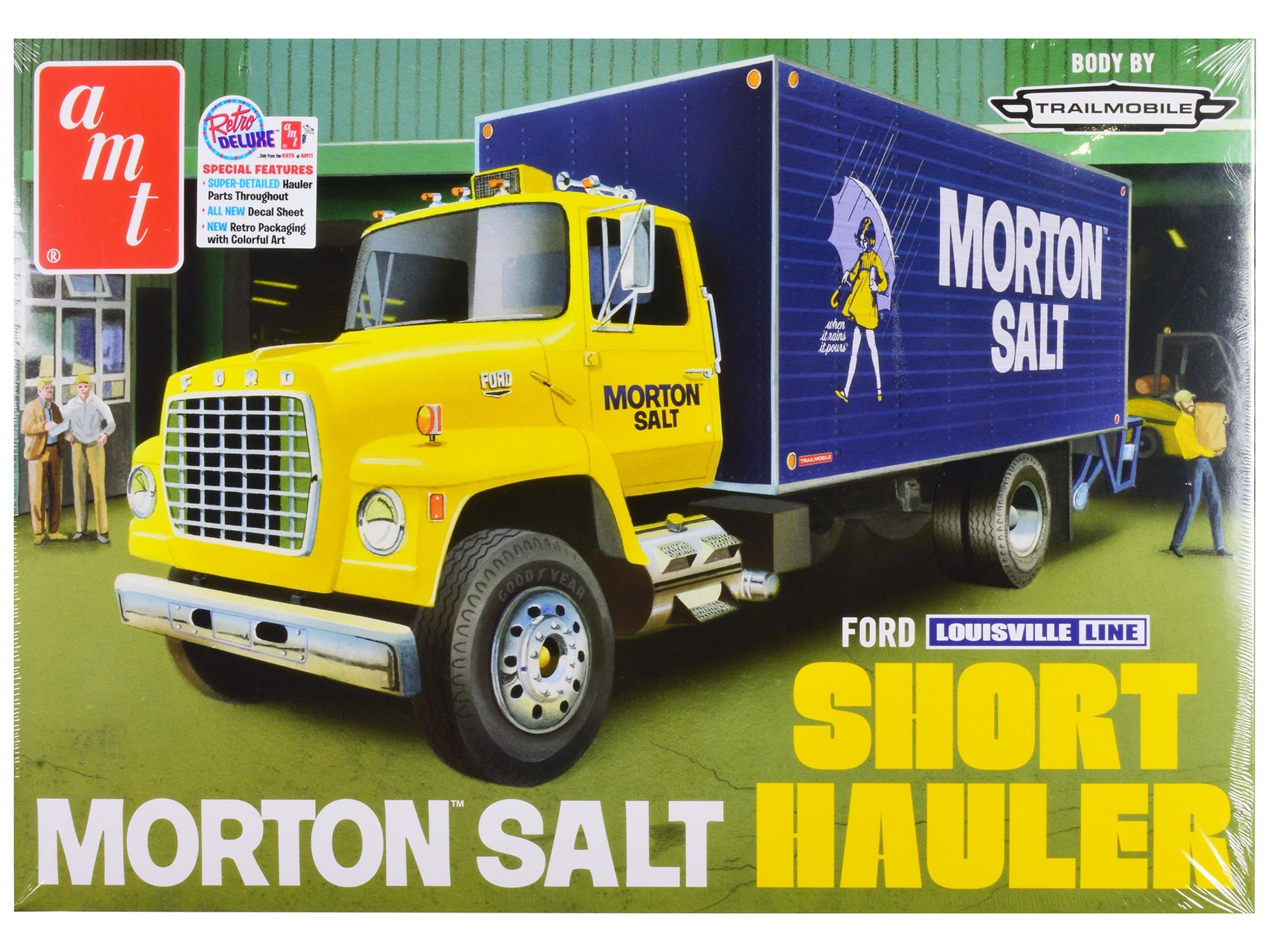 Skill 3 Model Kit Ford Louisville Line Short Hauler "Morton Salt" 1/25 Scale Model by AMT - Image 4