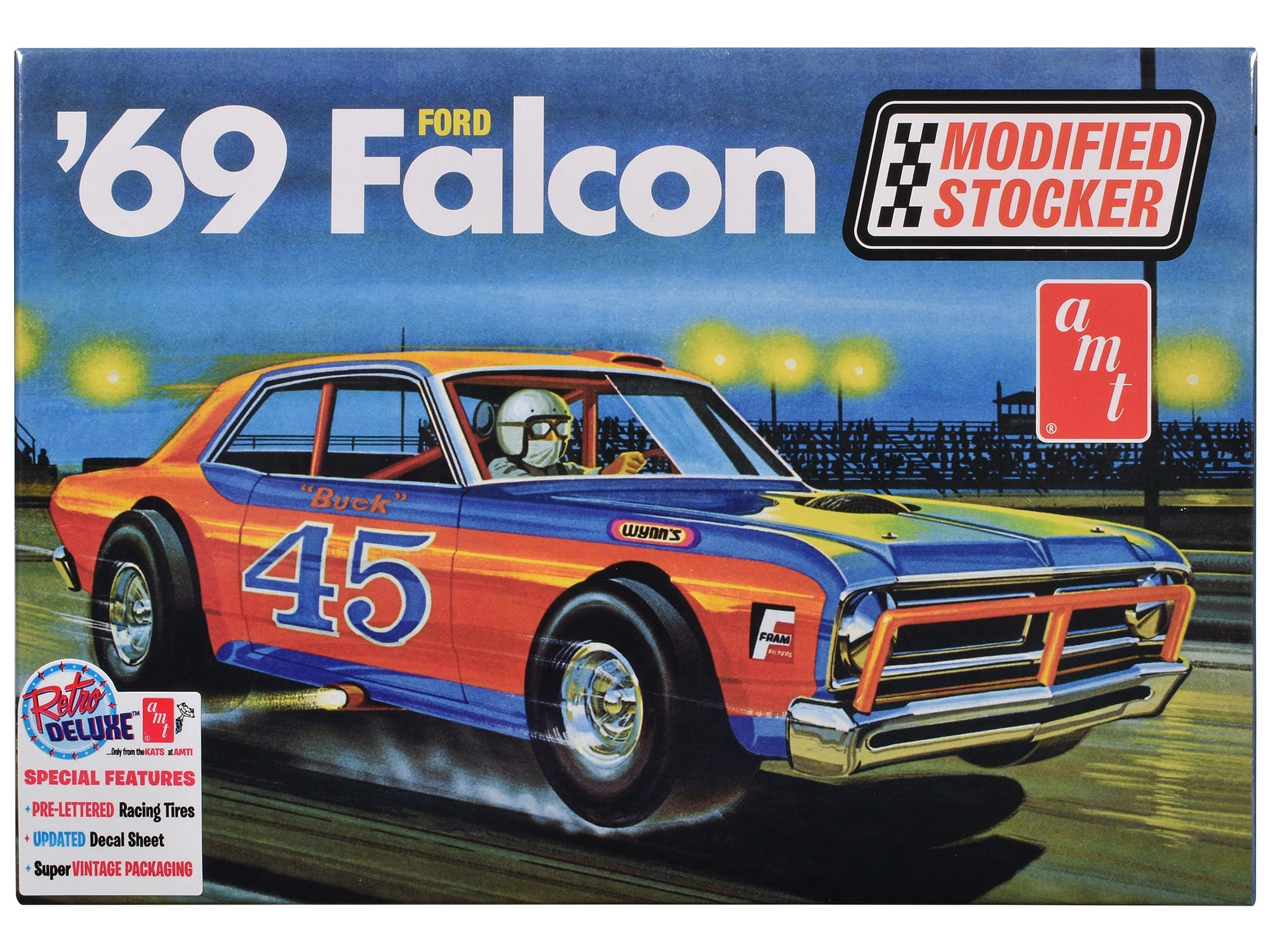 Skill 2 Model Kit 1969 Ford Falcon Modified Stocker 1/25 Scale Model by AMT - Image 3