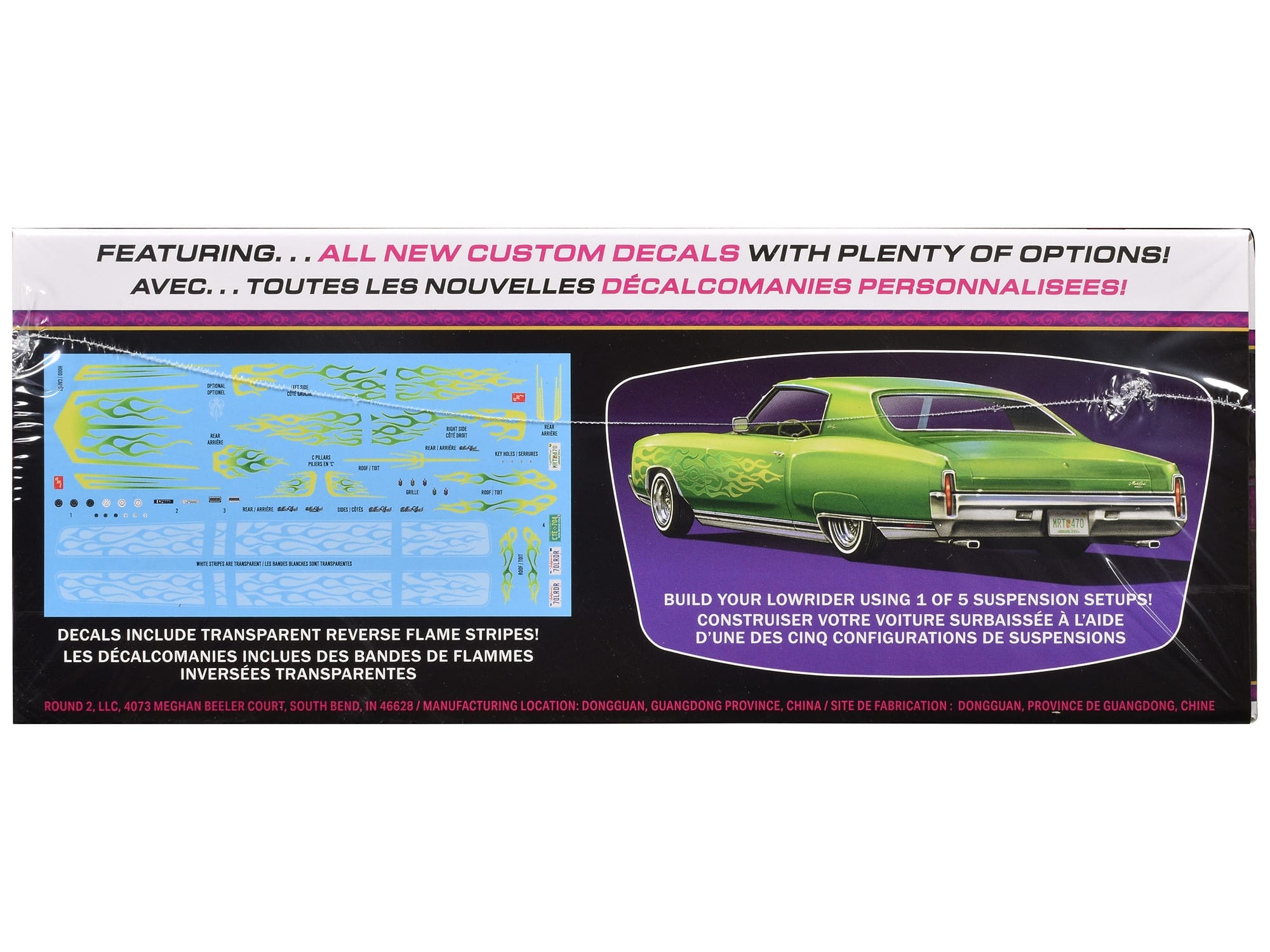 Skill 2 Model Kit 1970 Chevrolet Monte Carlo Lowrider "Kustom Kruisers" 1/25 Scale Model by AMT - Image 3