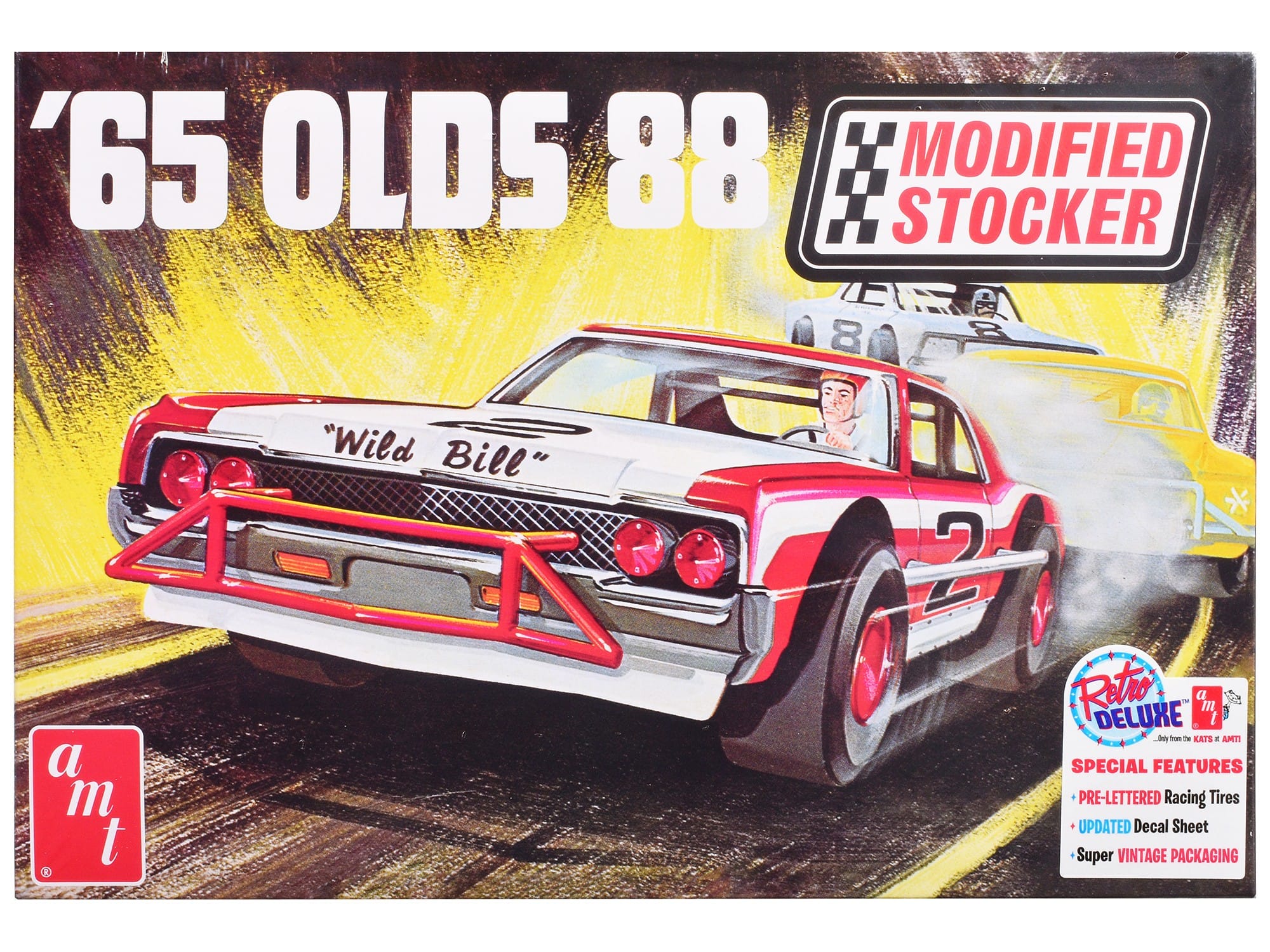 Skill 2 Model Kit 1965 Oldsmobile 88 "Modified Stocker" 1/25 Scale Model by AMT - Image 4