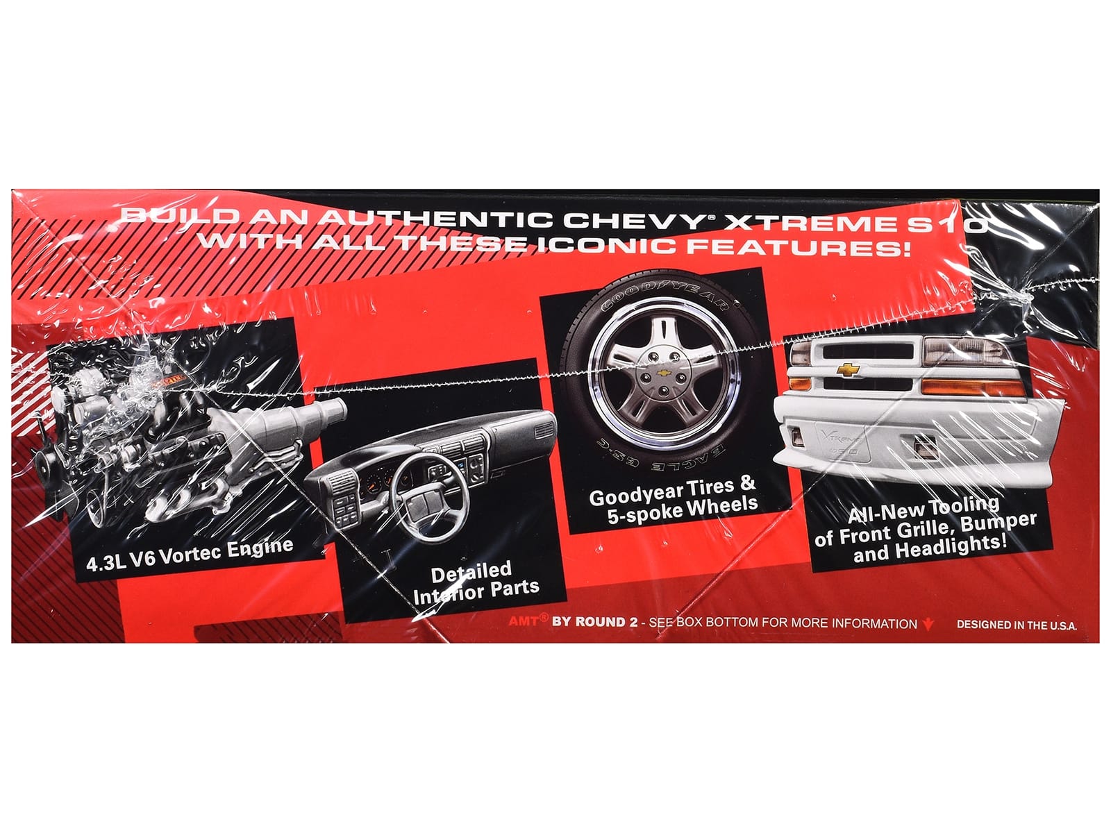 Skill 2 Model Kit 1999 Chevrolet S-10 Xtreme Pickup Truck 1/25 Scale Model by AMT - Image 2