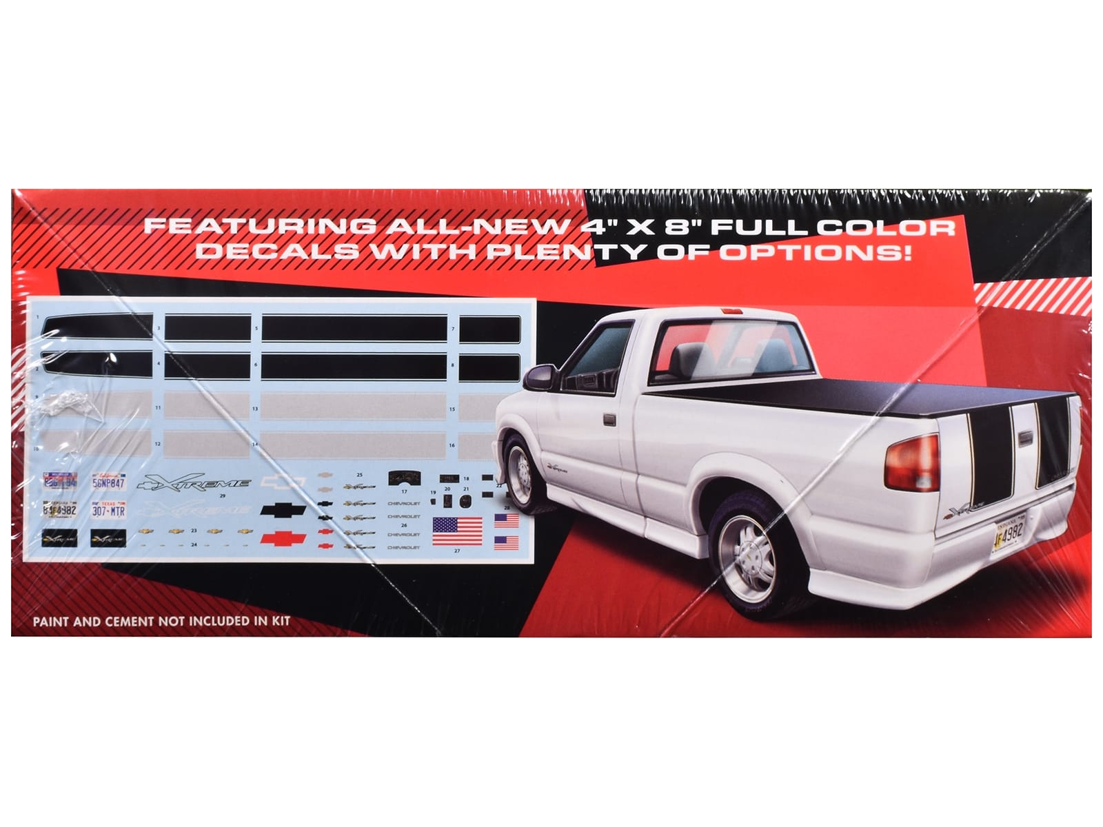 Skill 2 Model Kit 1999 Chevrolet S-10 Xtreme Pickup Truck 1/25 Scale Model by AMT - Image 3