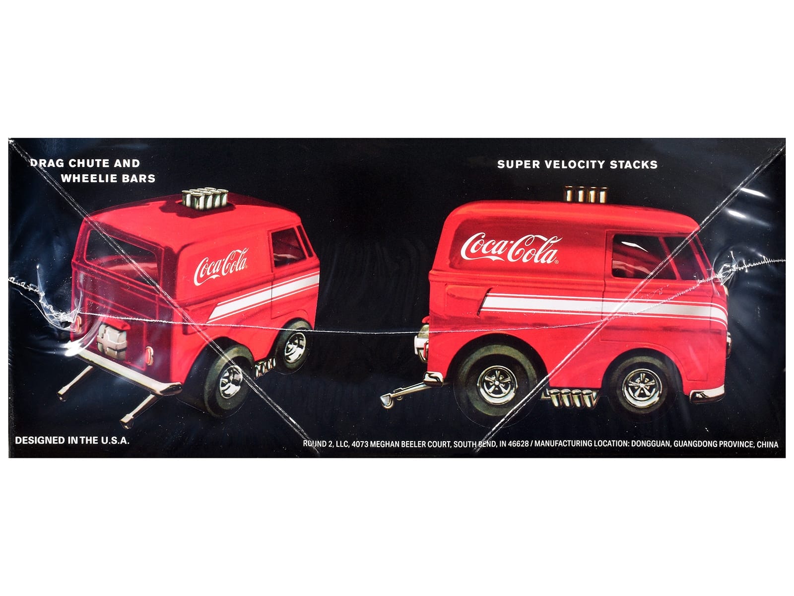 Skill 2 Model Kit Volkswagen Van Show Rod "Coca-Cola" 1/25 Scale Model by AMT - Image 2