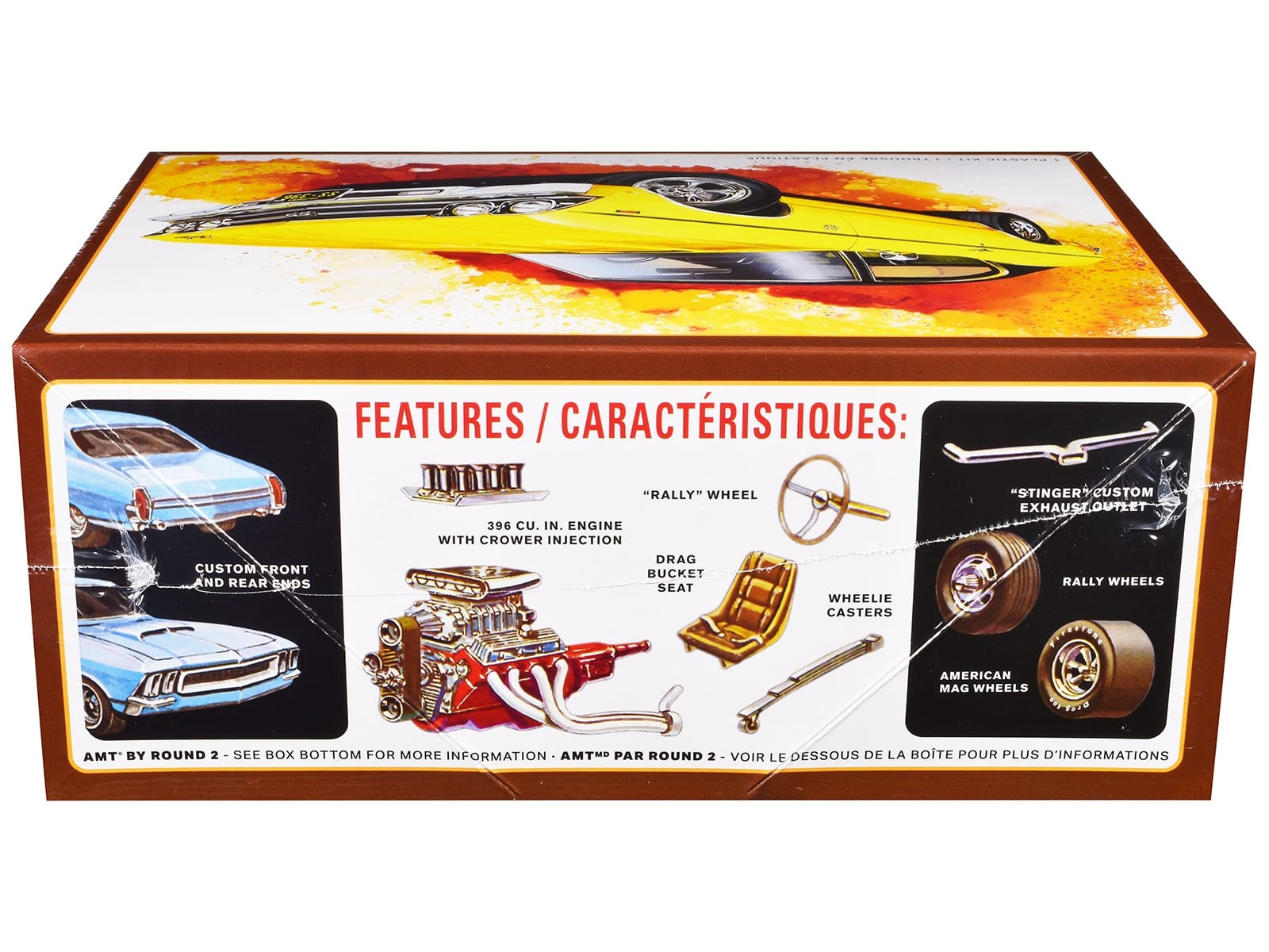 Skill 2 Model Kit 1969 Chevrolet Chevelle SS 396 1/25 Scale Model by AMT - Image 2