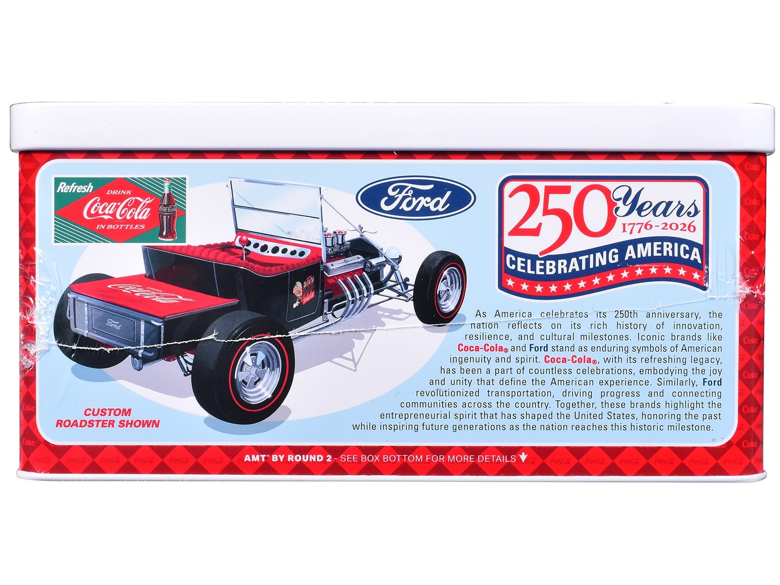 Skill 2 Model Kit Ford Model T Panel "Coca-Cola" with Collector Tin 1/25 Scale Model by AMT - Image 3