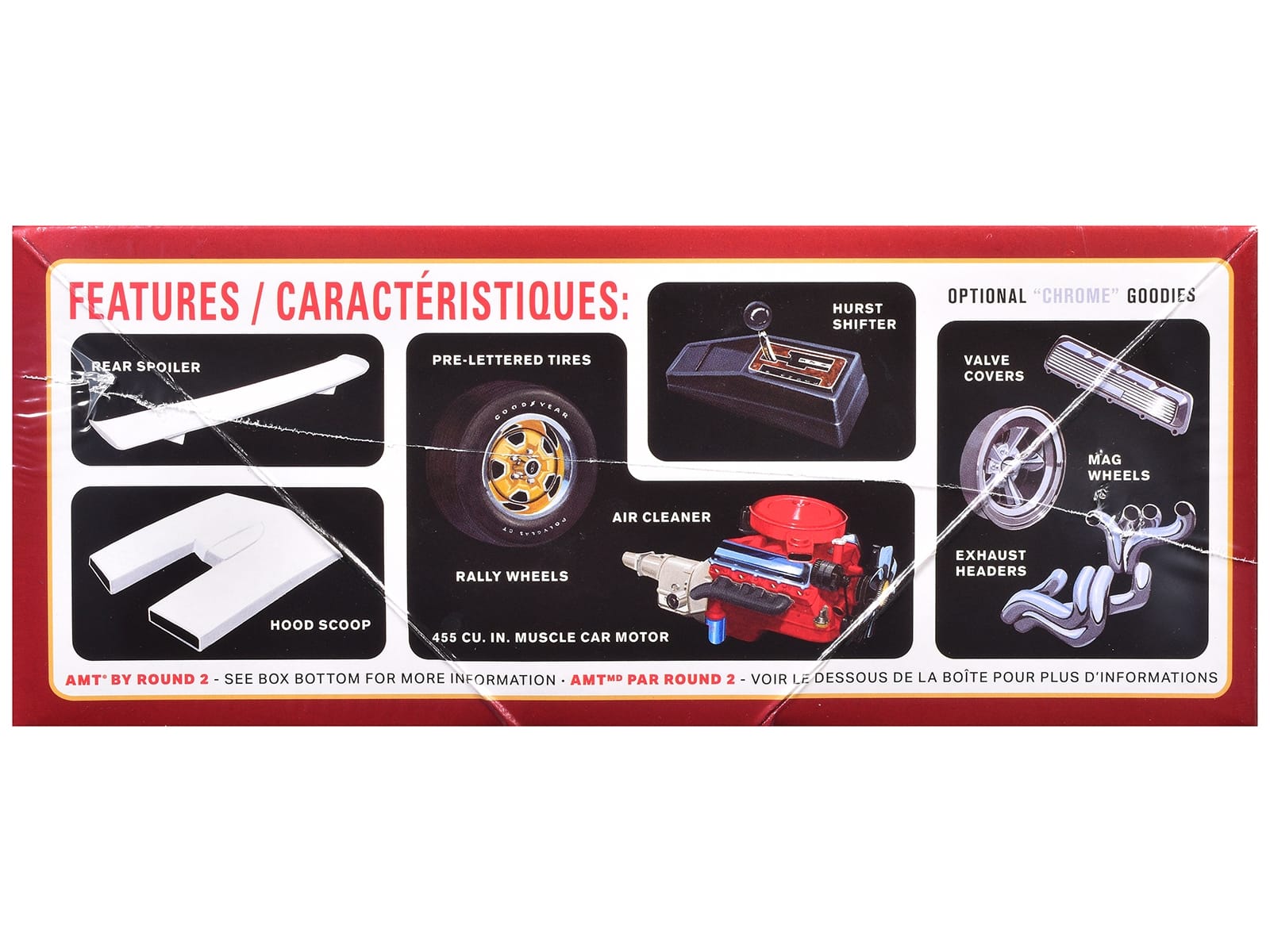 Skill 2 Model Kit 1969 Hurst Oldsmobile Cutlass 1/25 Scale Model by AMT - Image 3