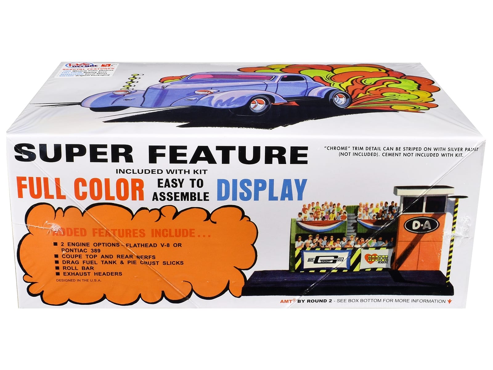 Skill 2 Model Kit 1936 Ford Coupe Gasser 3-in-1 Kit 1/25 Scale Model by AMT - Image 3